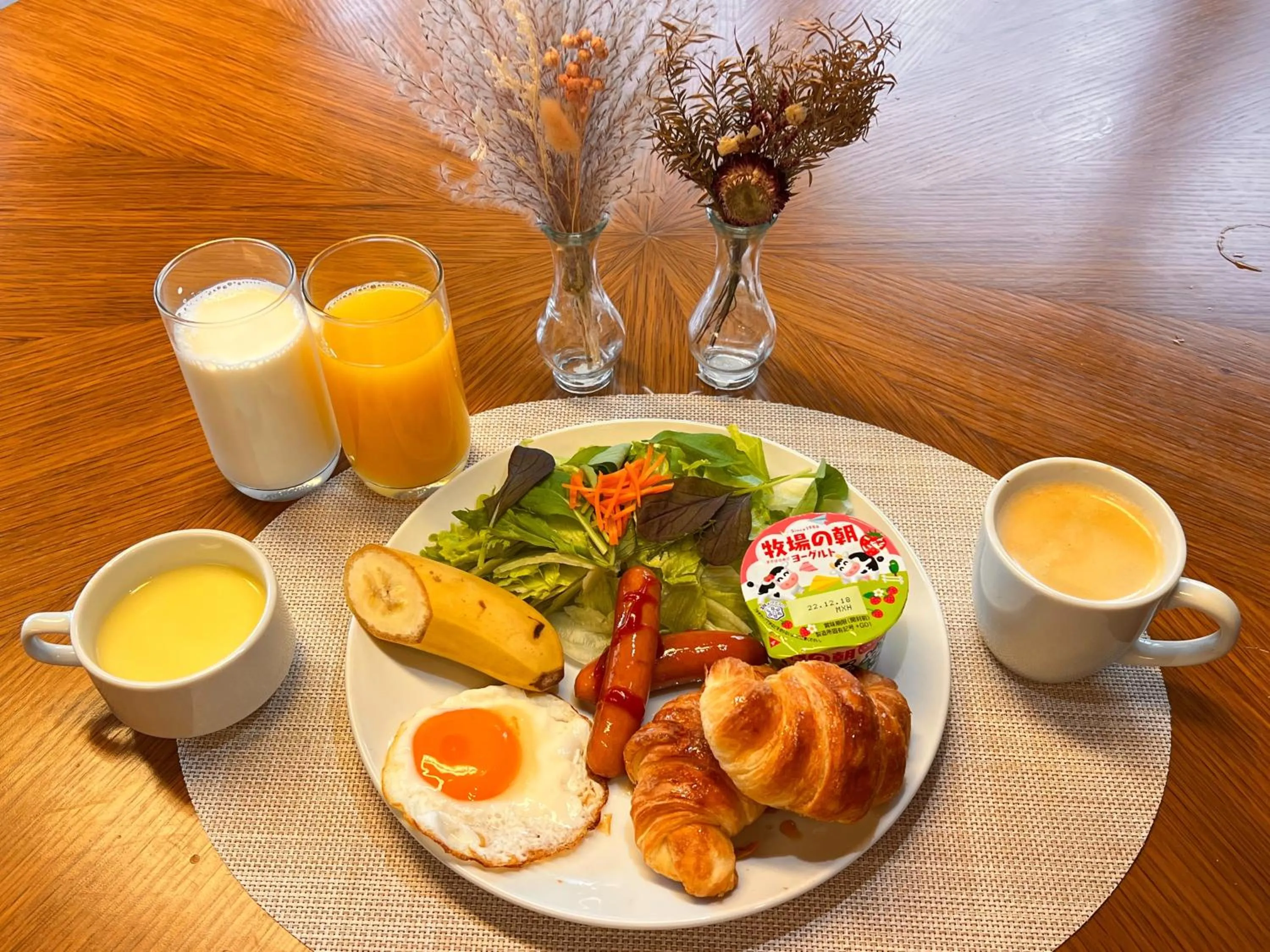 Food and drinks in Yufuin Hoshinosato