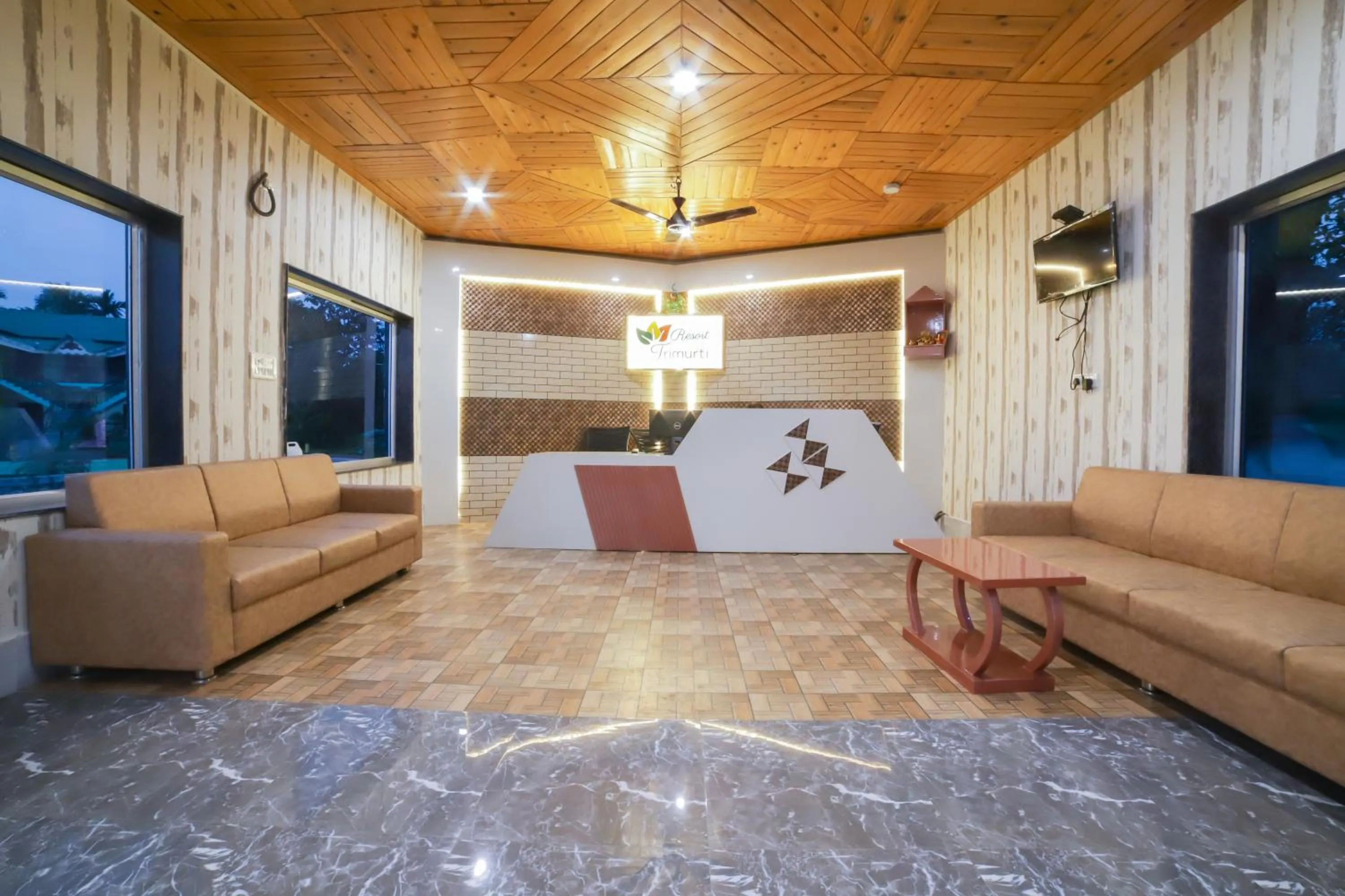 Lobby or reception in Resort Trimurti