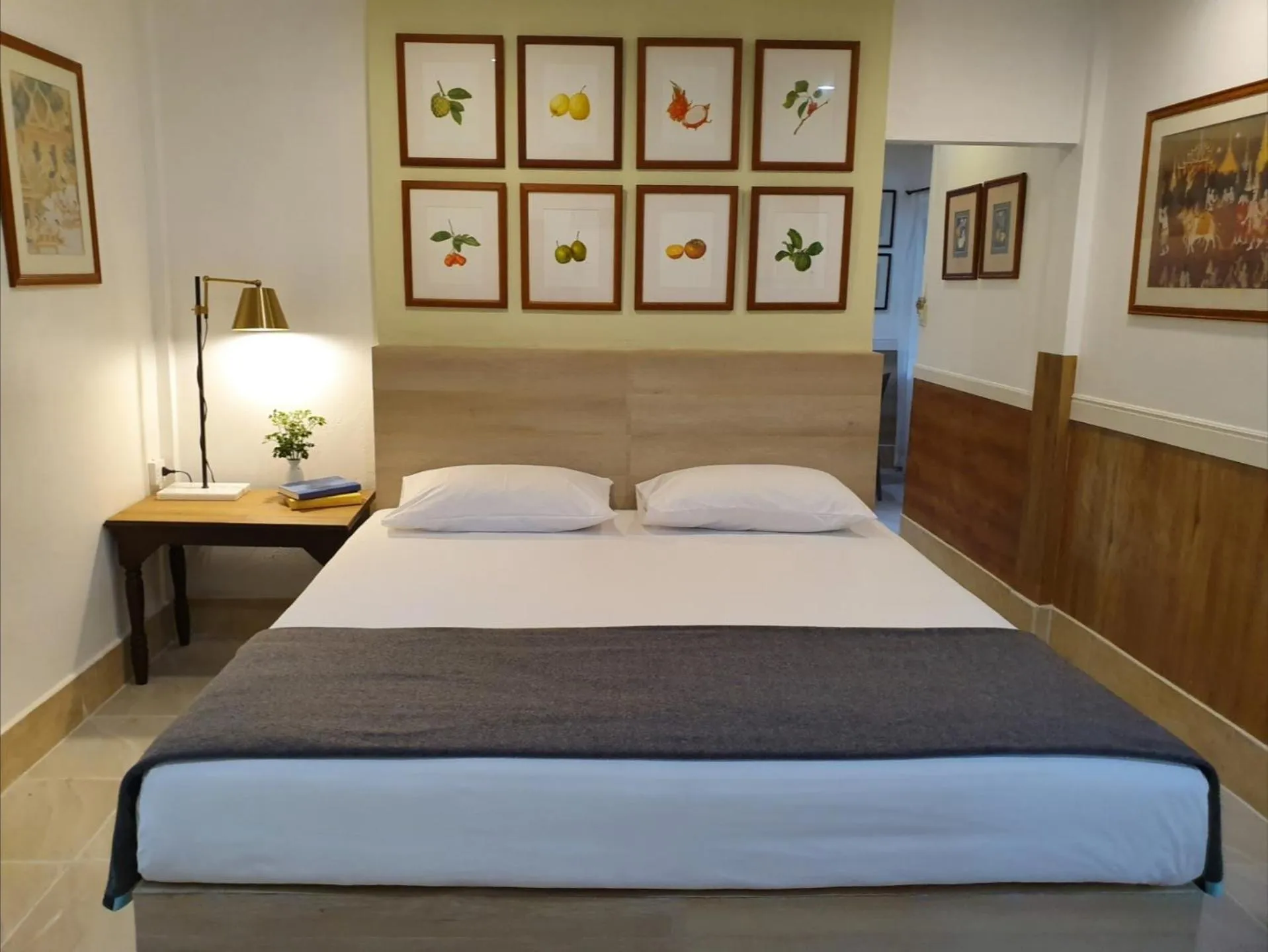 Bed in Holiday Village And Natural Garden Resort
