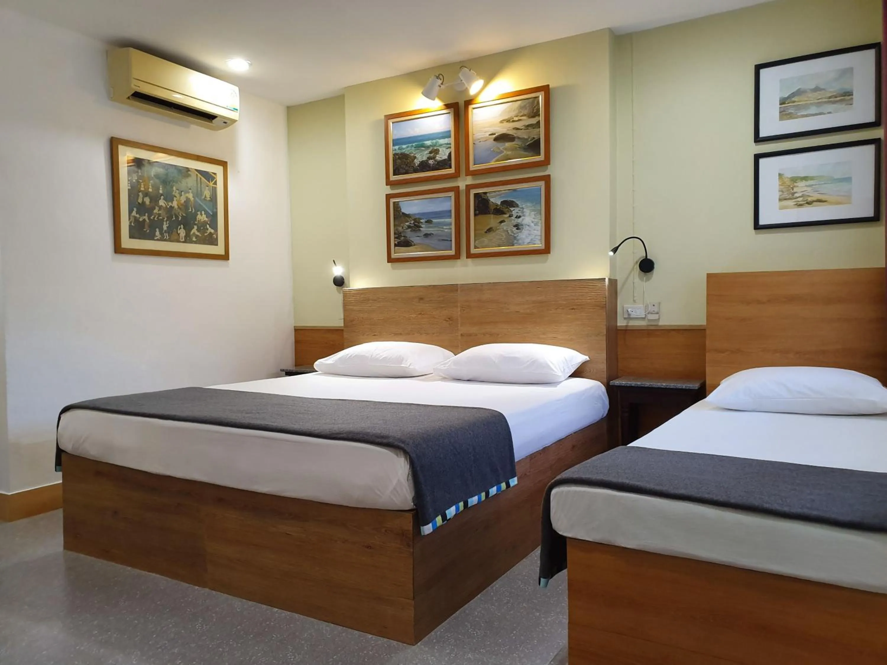 Bed in Holiday Village And Natural Garden Resort