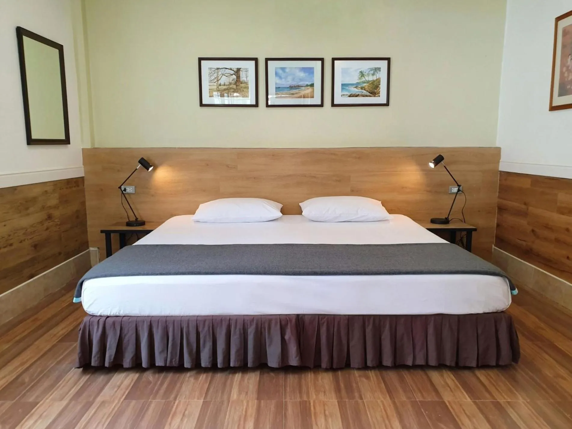 Bed in Holiday Village And Natural Garden Resort
