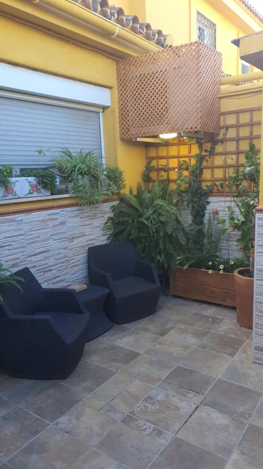 Patio in La Baraka de Guadalmar B&B Aeropuerto