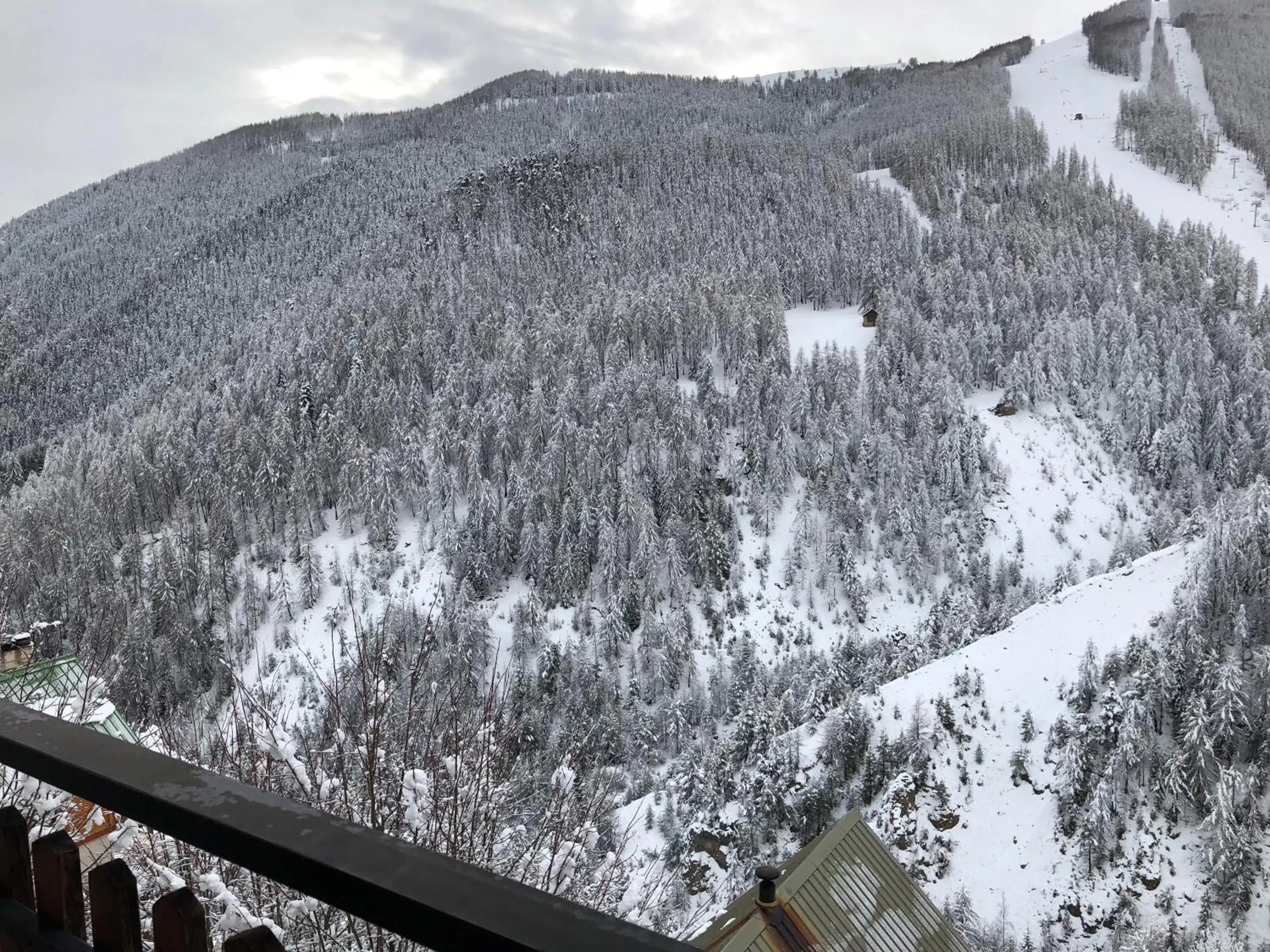 Mountain view in Hôtel Le Blainon