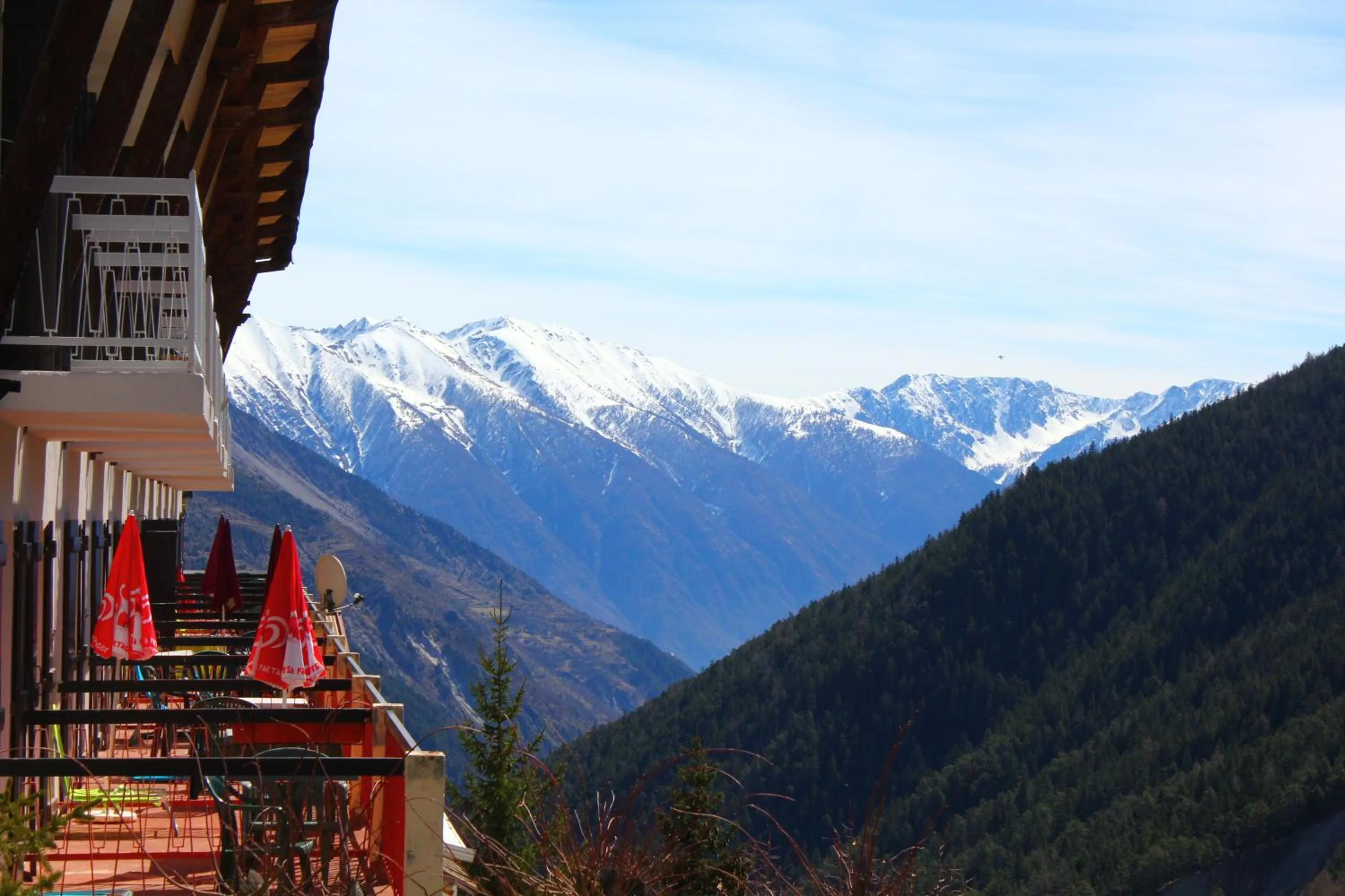 Mountain view in Hôtel Le Blainon