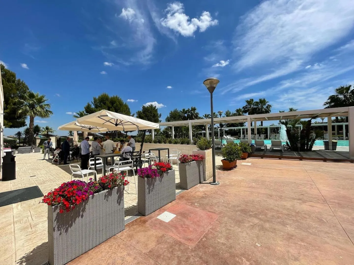 Patio in Masseria Grottella