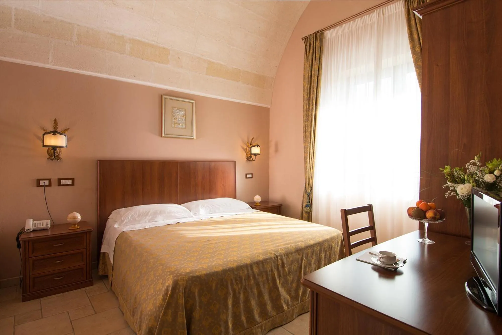 Bed in Masseria Grottella