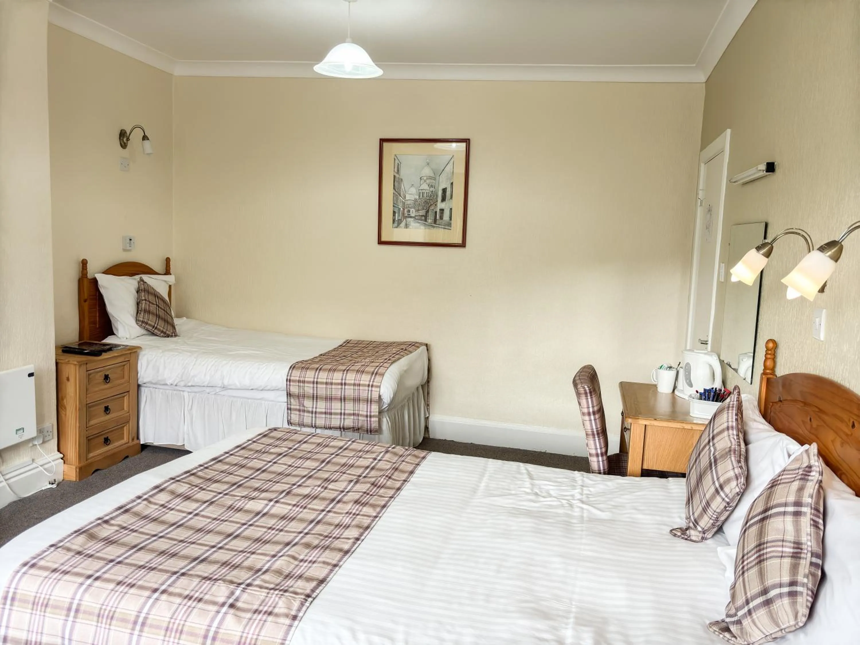 Bed in The Hand Hotel Llangollen by Compass Hospitality