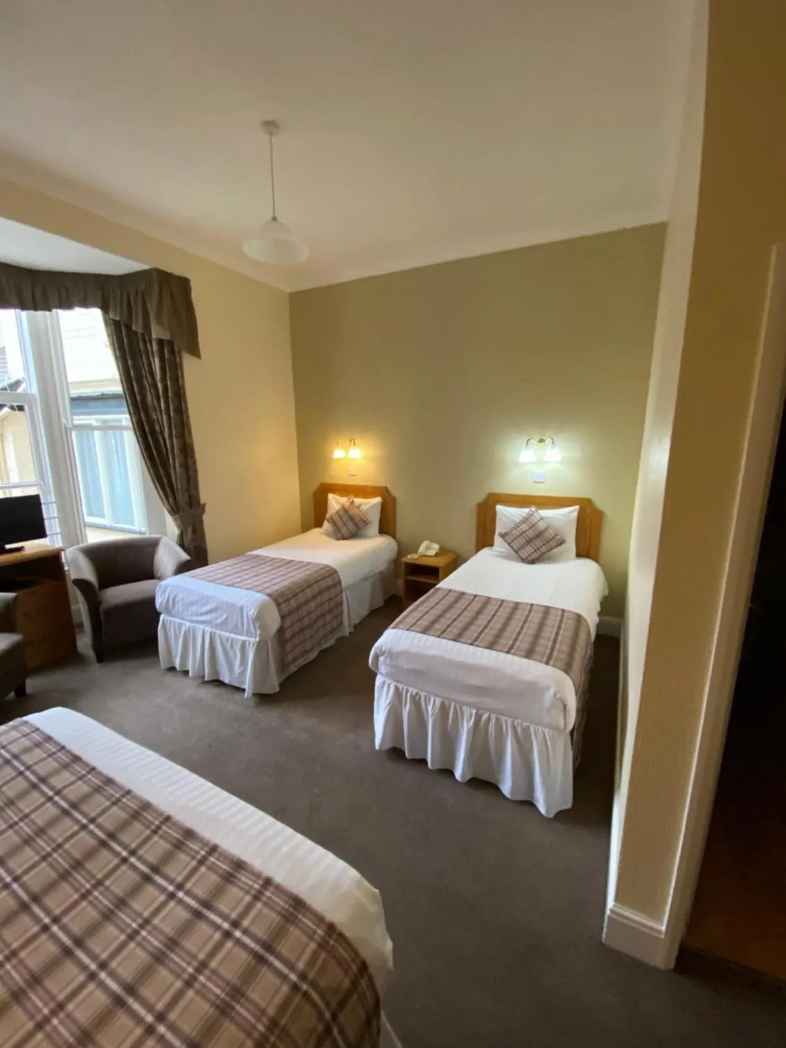 Bed in The Hand Hotel Llangollen by Compass Hospitality