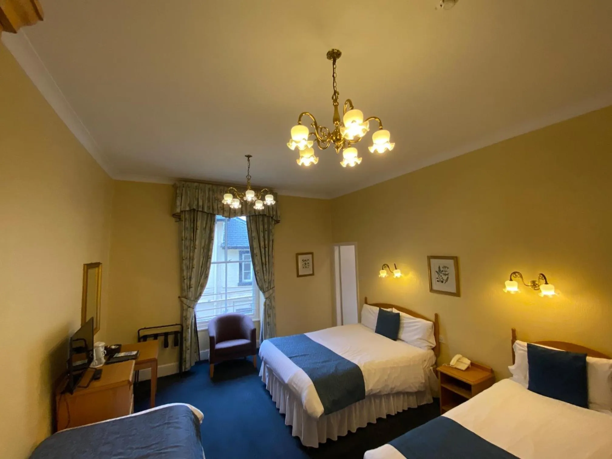 Photo of the whole room, Bed in The Hand Hotel Llangollen by Compass Hospitality