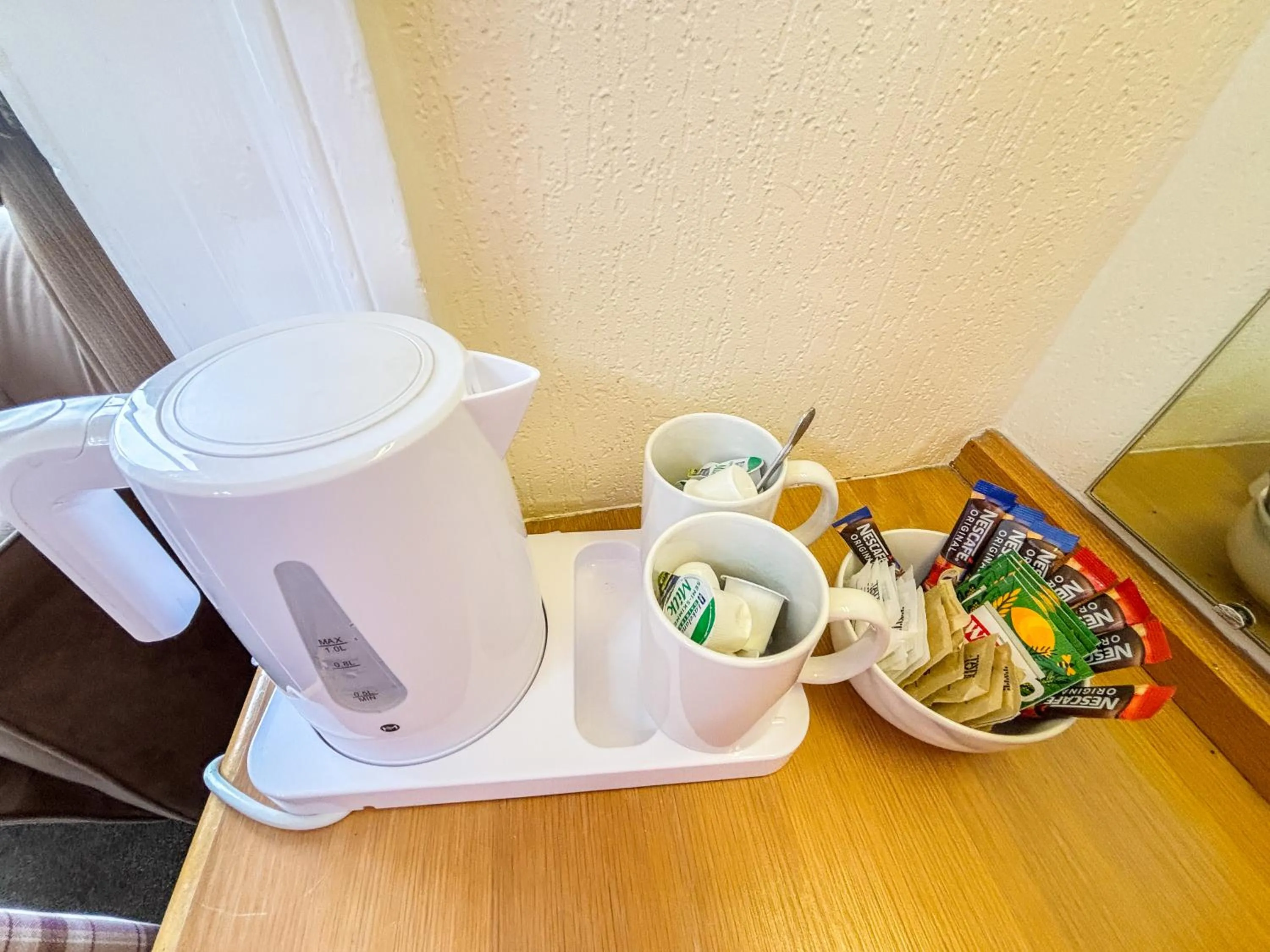 Coffee/tea facilities in The Hand Hotel Llangollen by Compass Hospitality