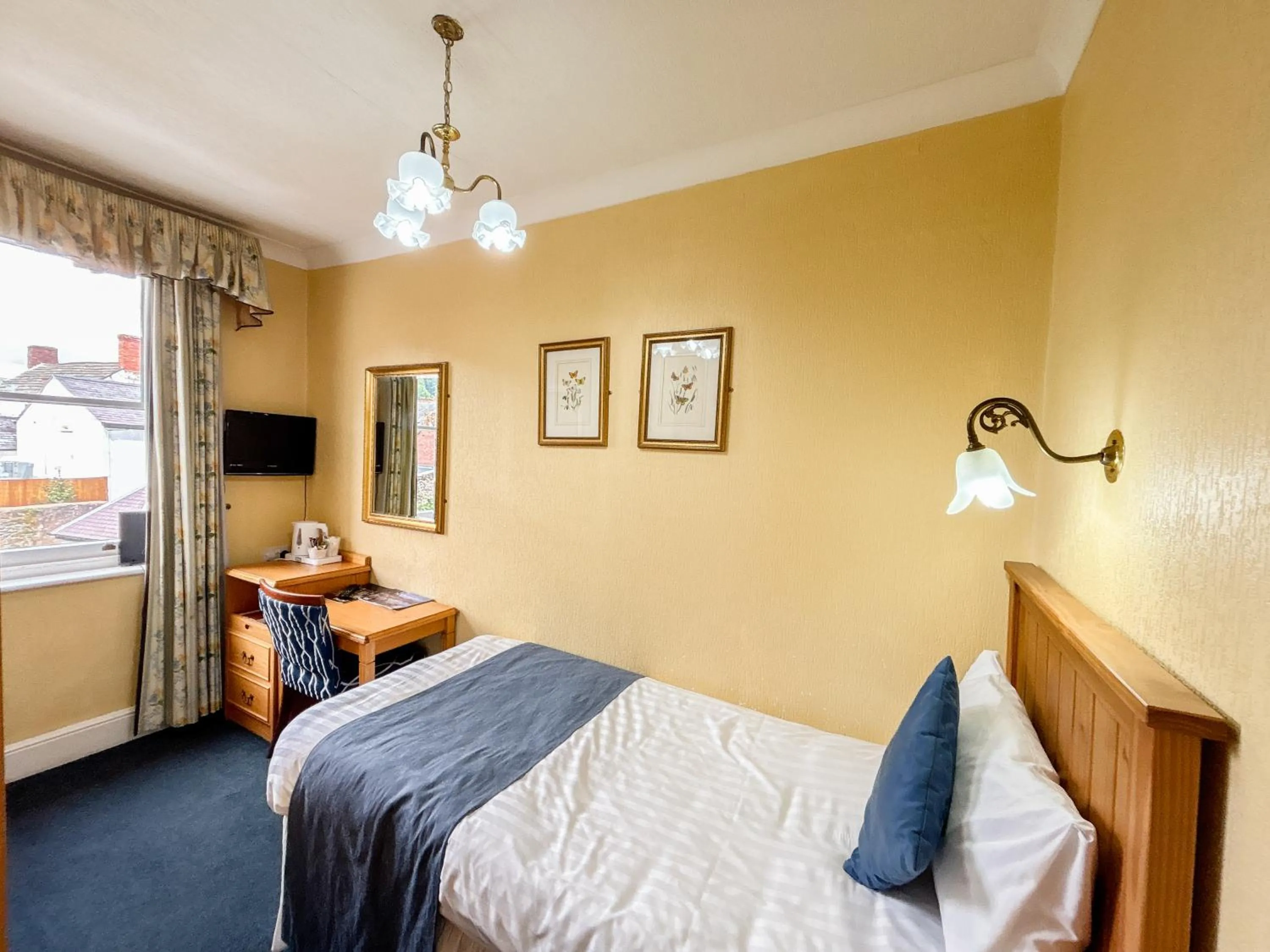 Bed in The Hand Hotel Llangollen by Compass Hospitality
