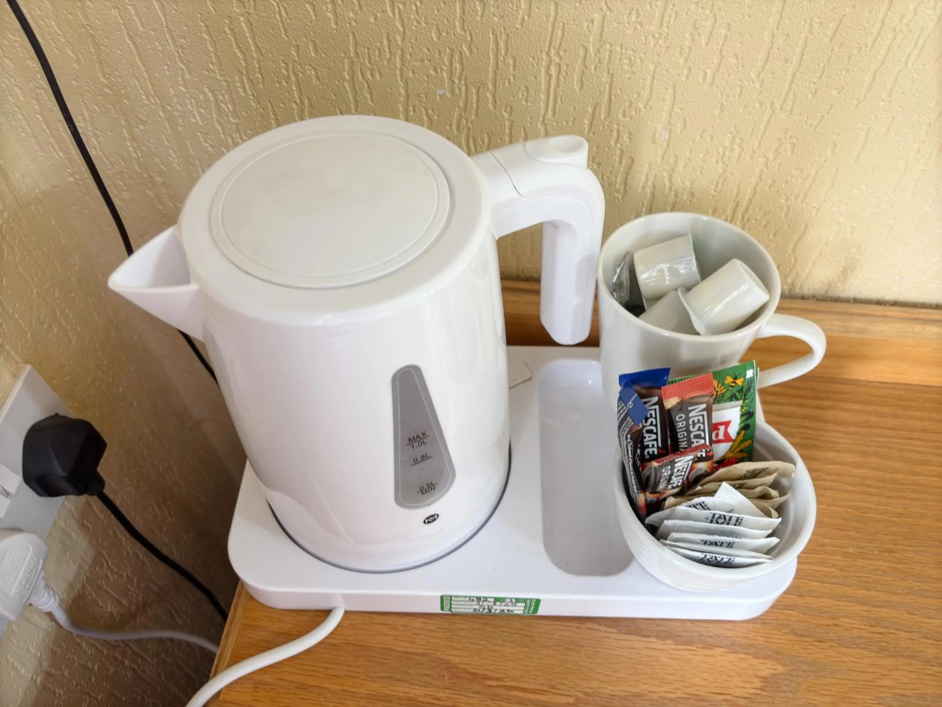 Coffee/tea facilities in The Hand Hotel Llangollen by Compass Hospitality