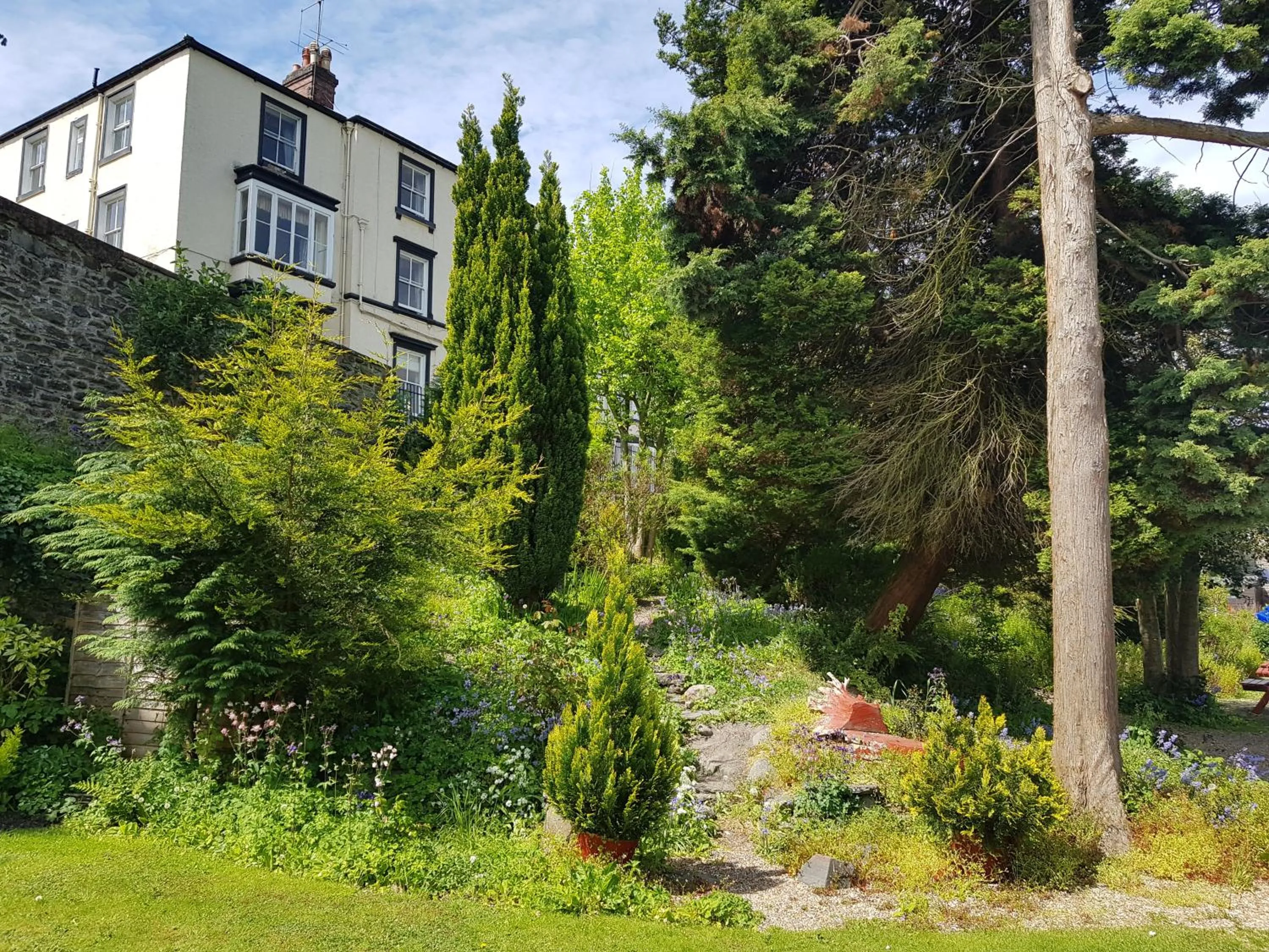 Garden in The Hand Hotel Llangollen by Compass Hospitality