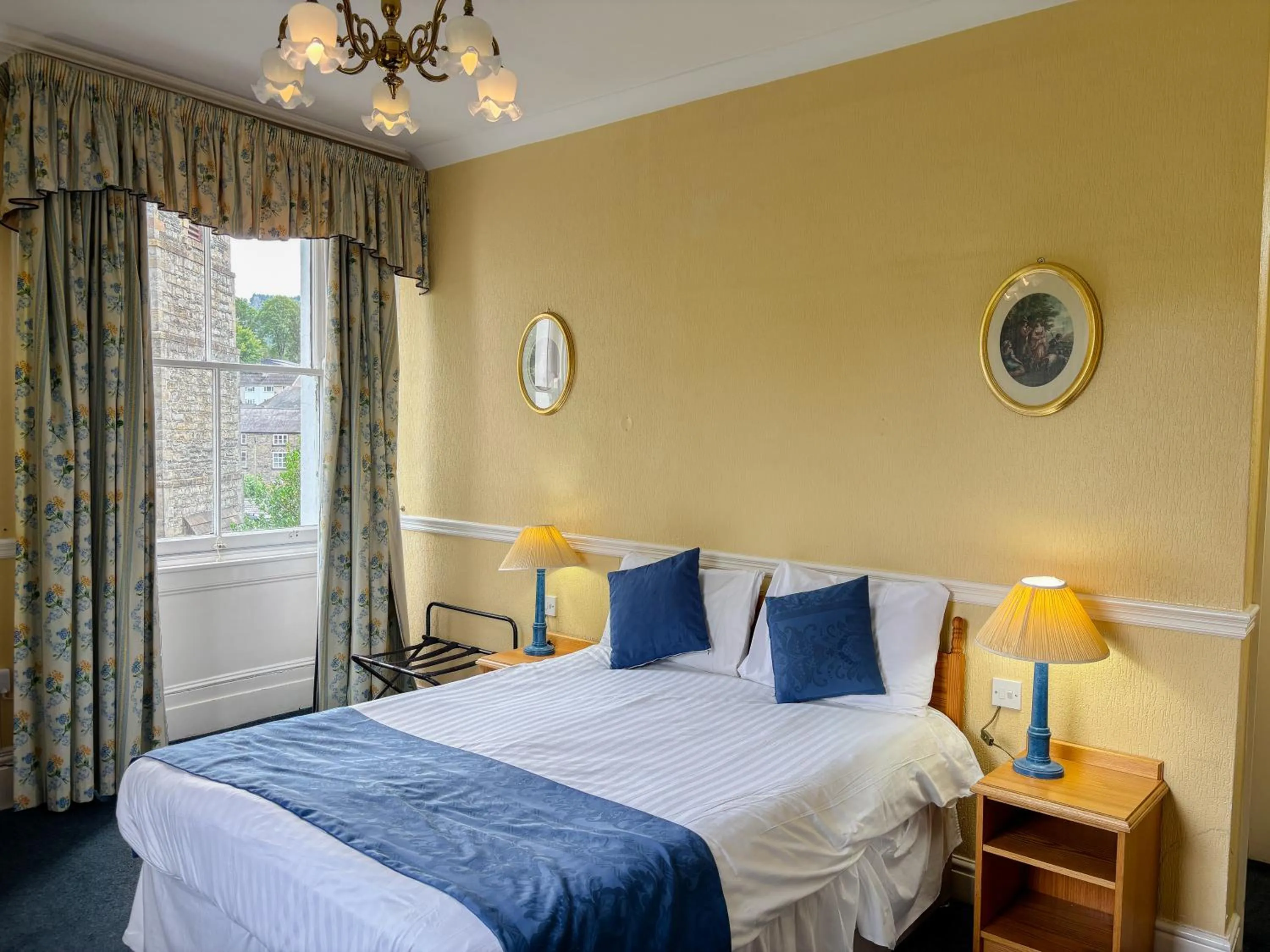 Bed in The Hand Hotel Llangollen by Compass Hospitality