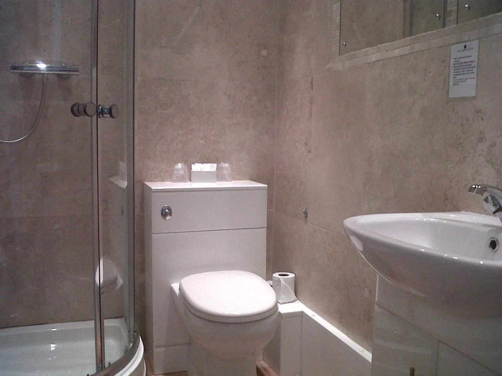 Bathroom in The Hand Hotel Llangollen by Compass Hospitality