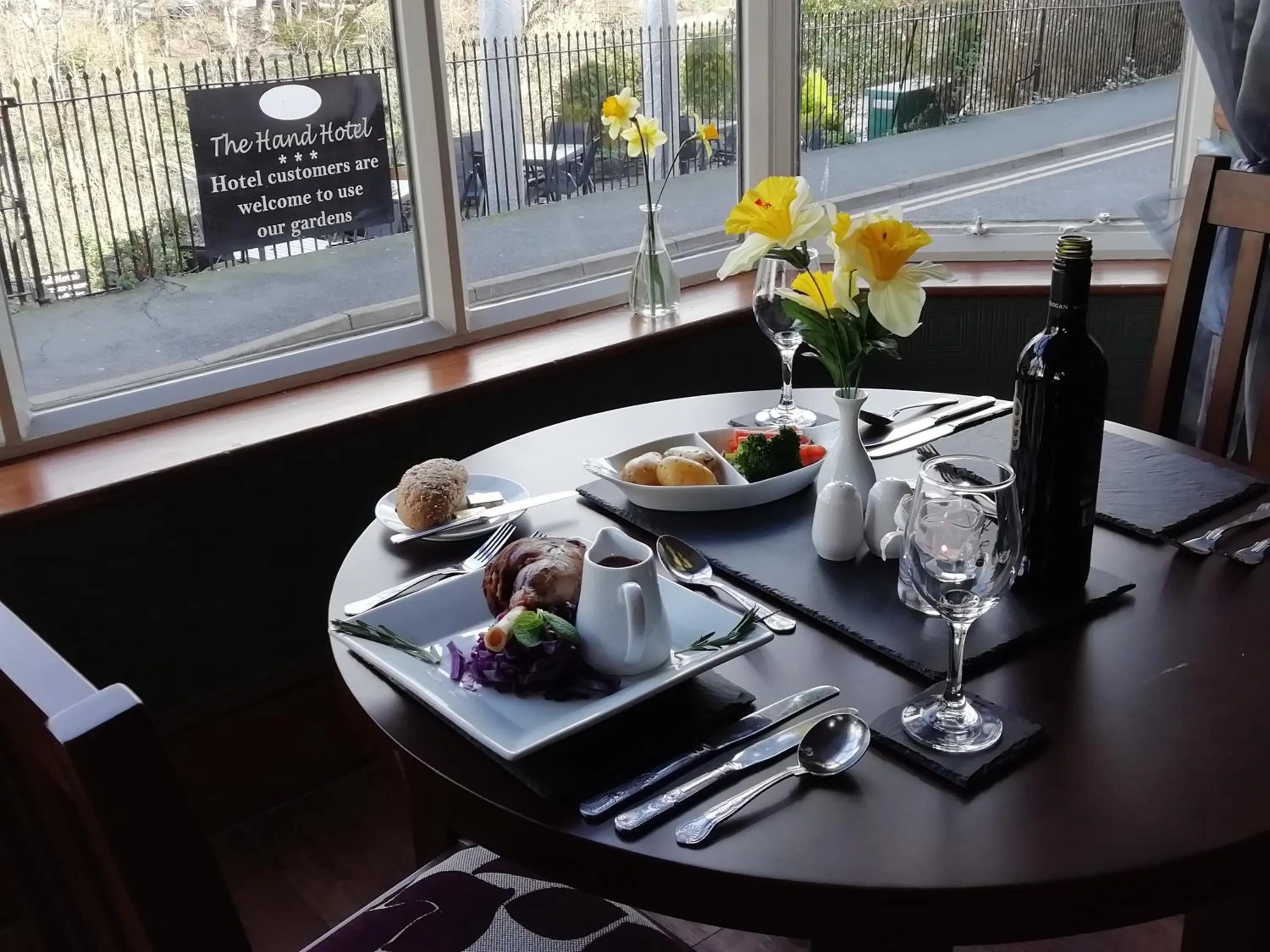 Food in The Hand Hotel Llangollen by Compass Hospitality