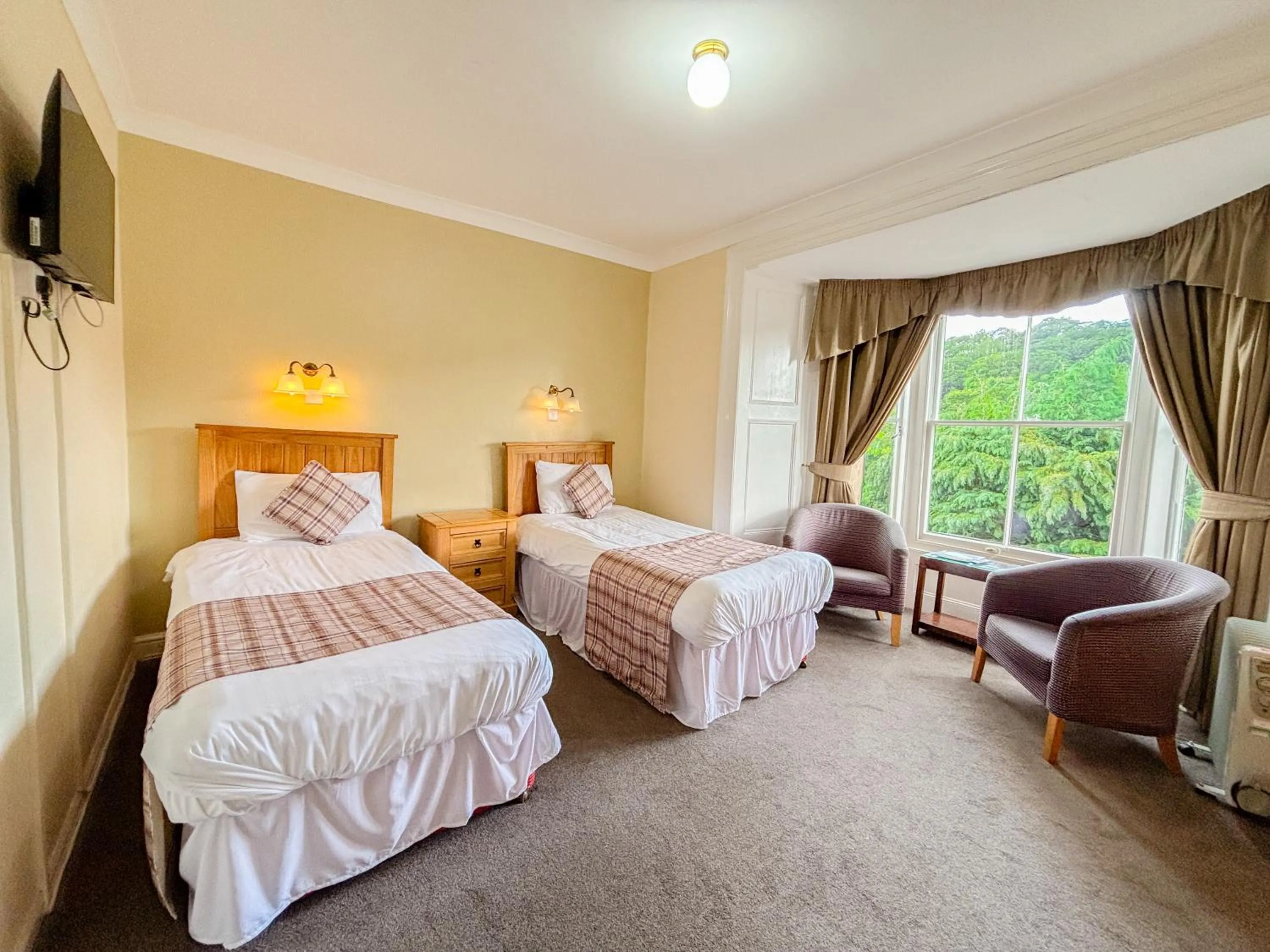 Bed in The Hand Hotel Llangollen by Compass Hospitality