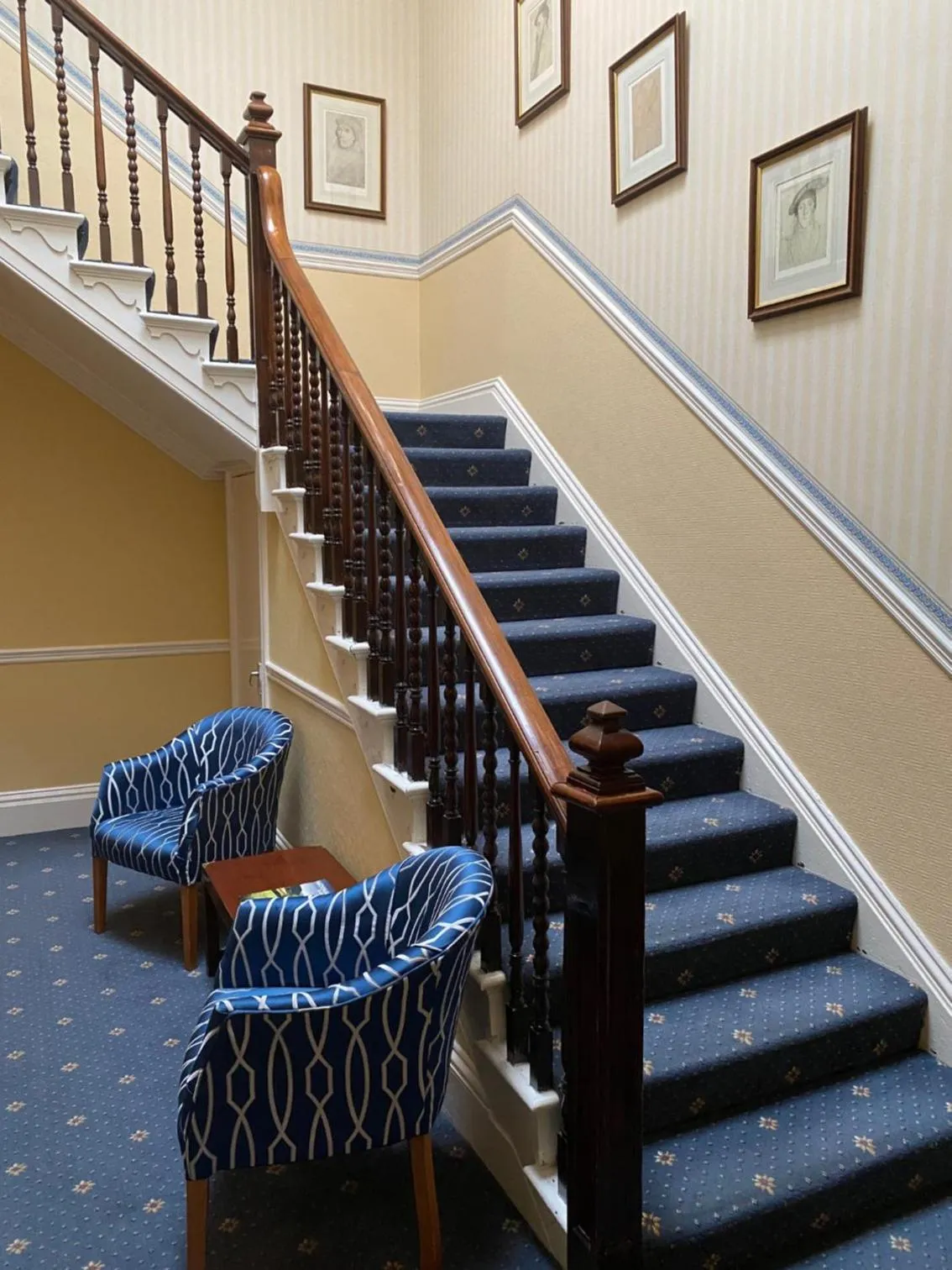 Seating area in The Hand Hotel Llangollen by Compass Hospitality