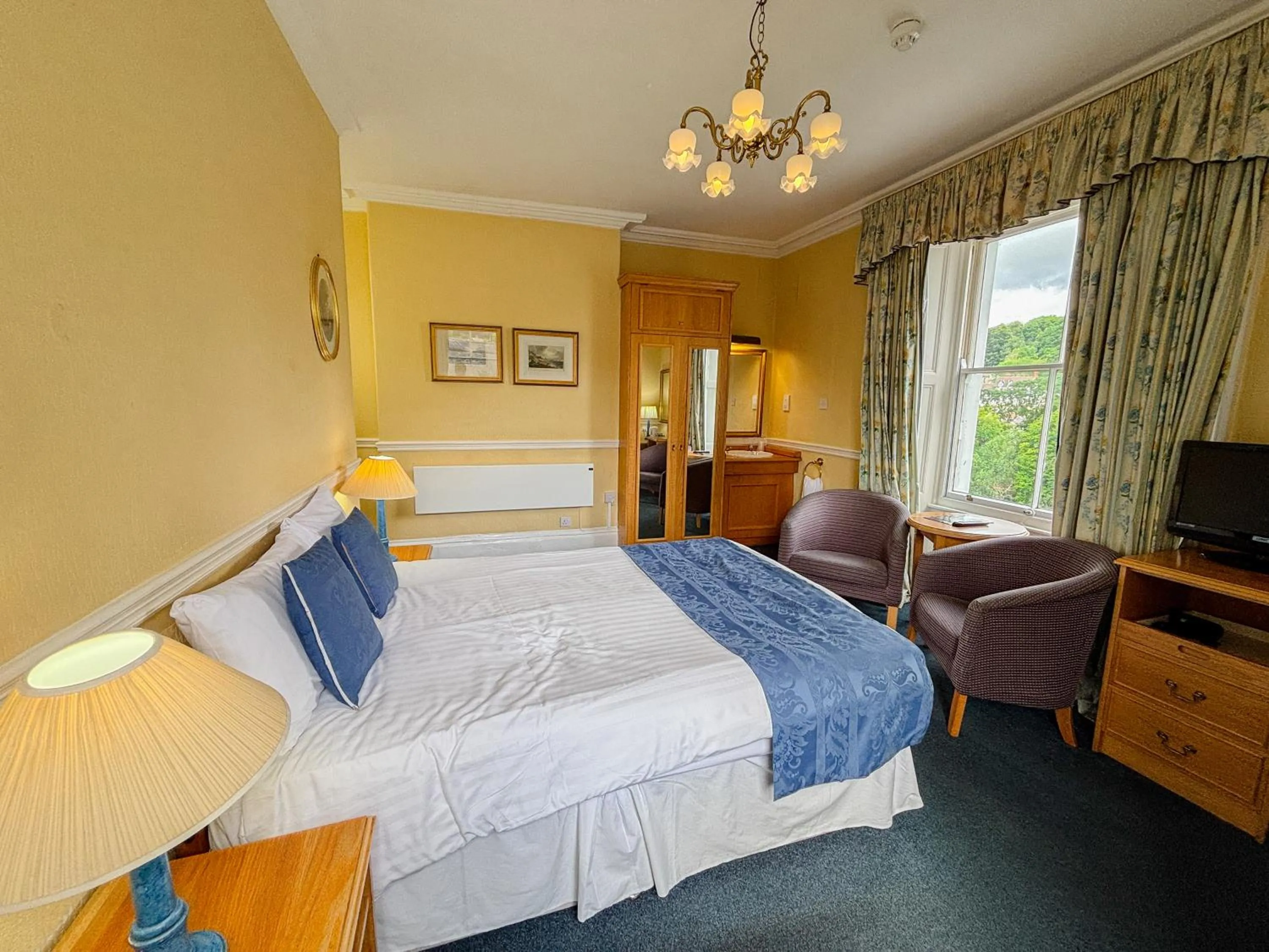 Bed in The Hand Hotel Llangollen by Compass Hospitality