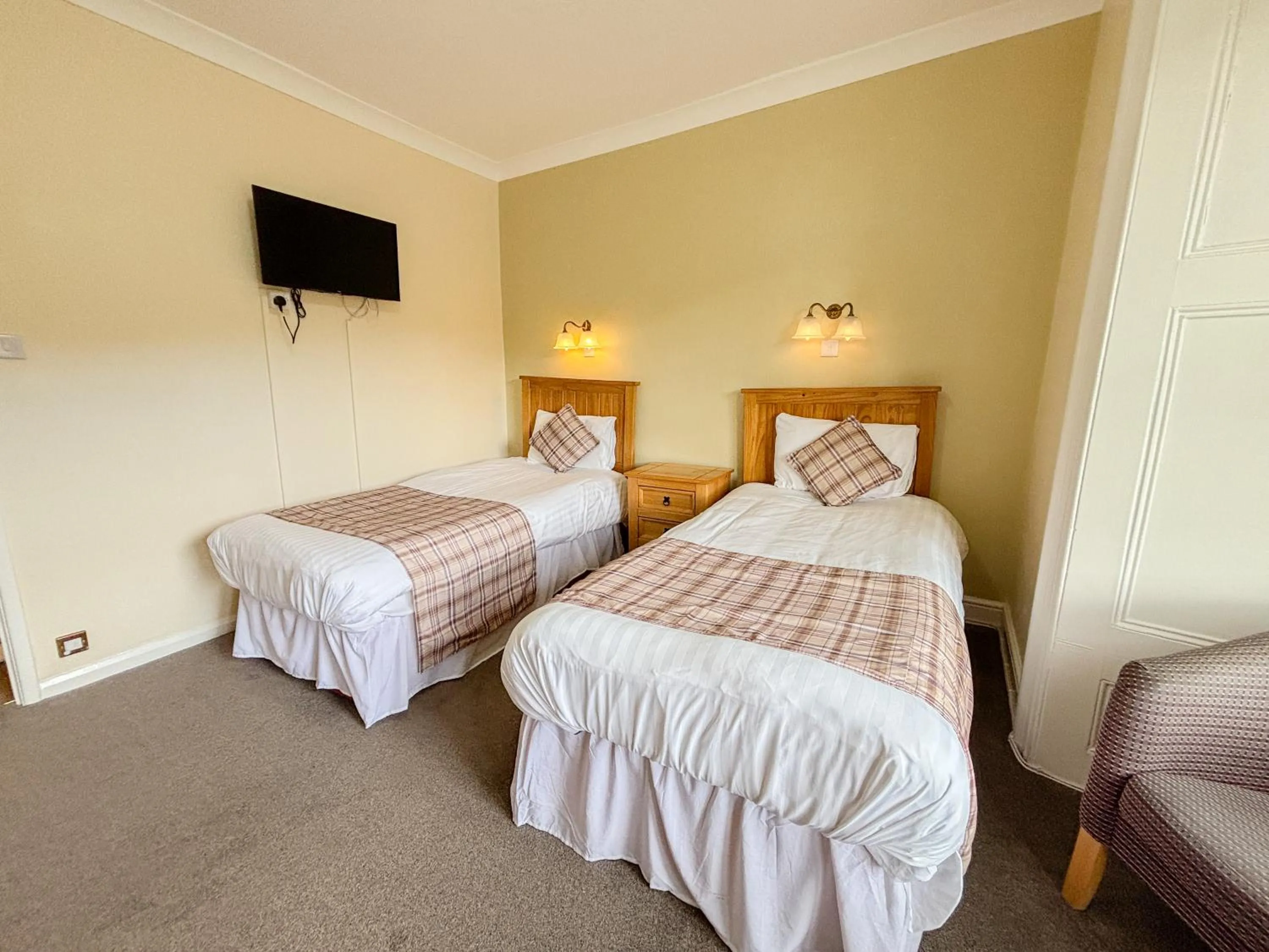 Bed in The Hand Hotel Llangollen by Compass Hospitality