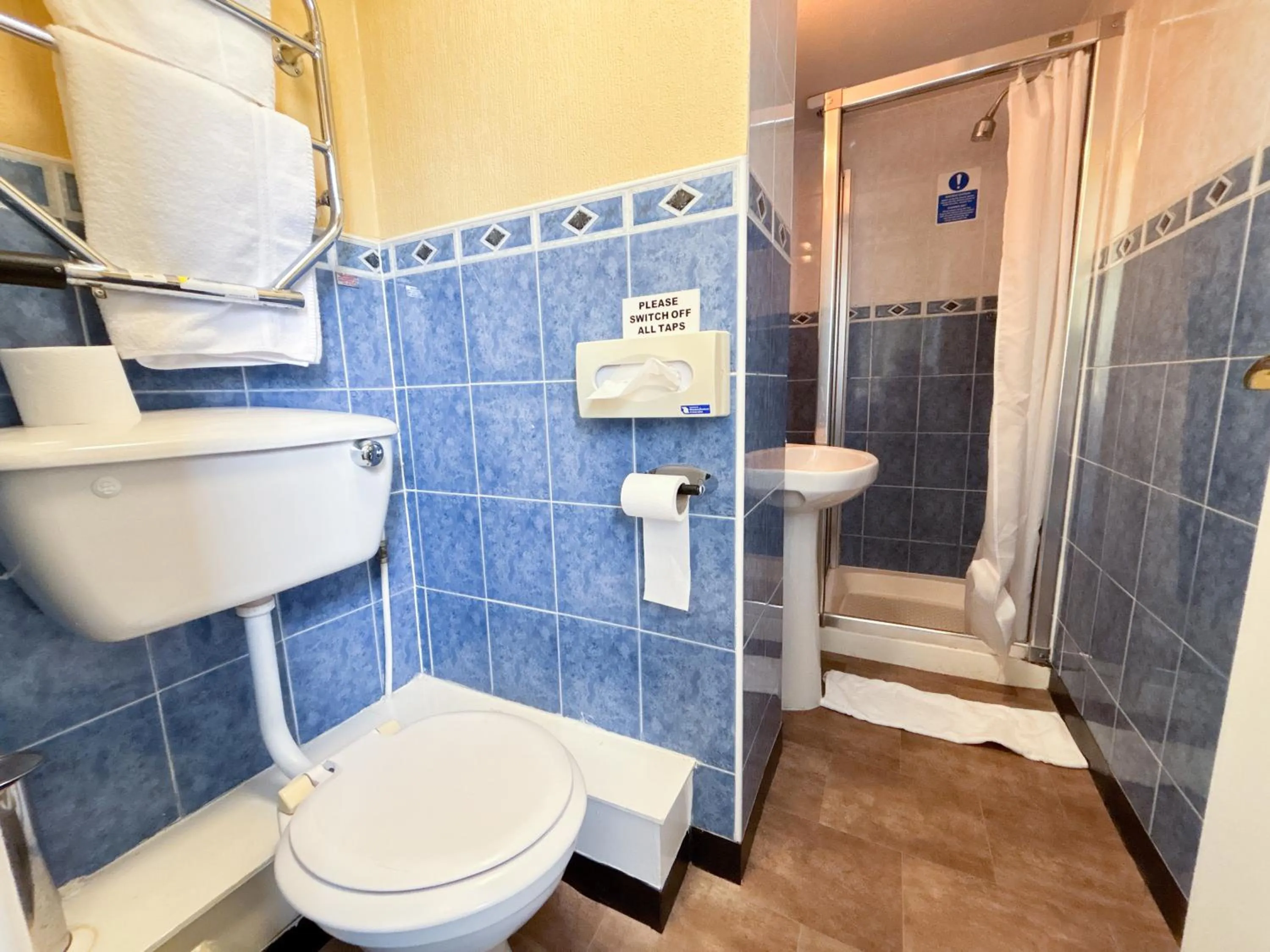 Bathroom in The Hand Hotel Llangollen by Compass Hospitality