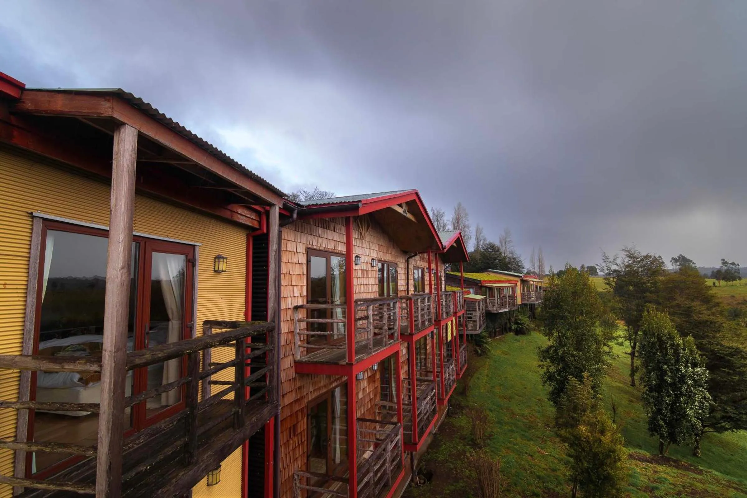 Property building in Hotel Parque Quilquico