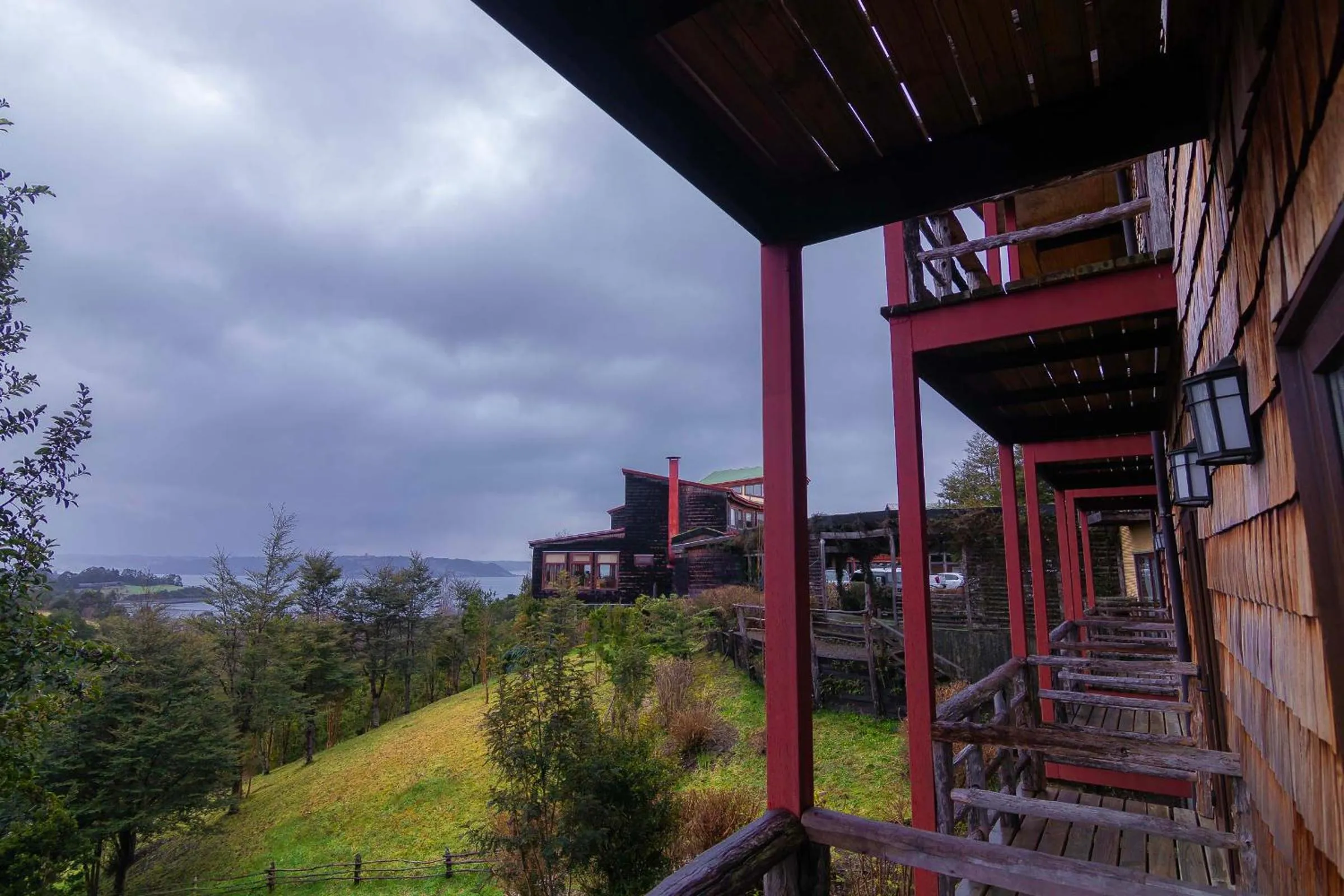 Balcony/Terrace in Hotel Parque Quilquico