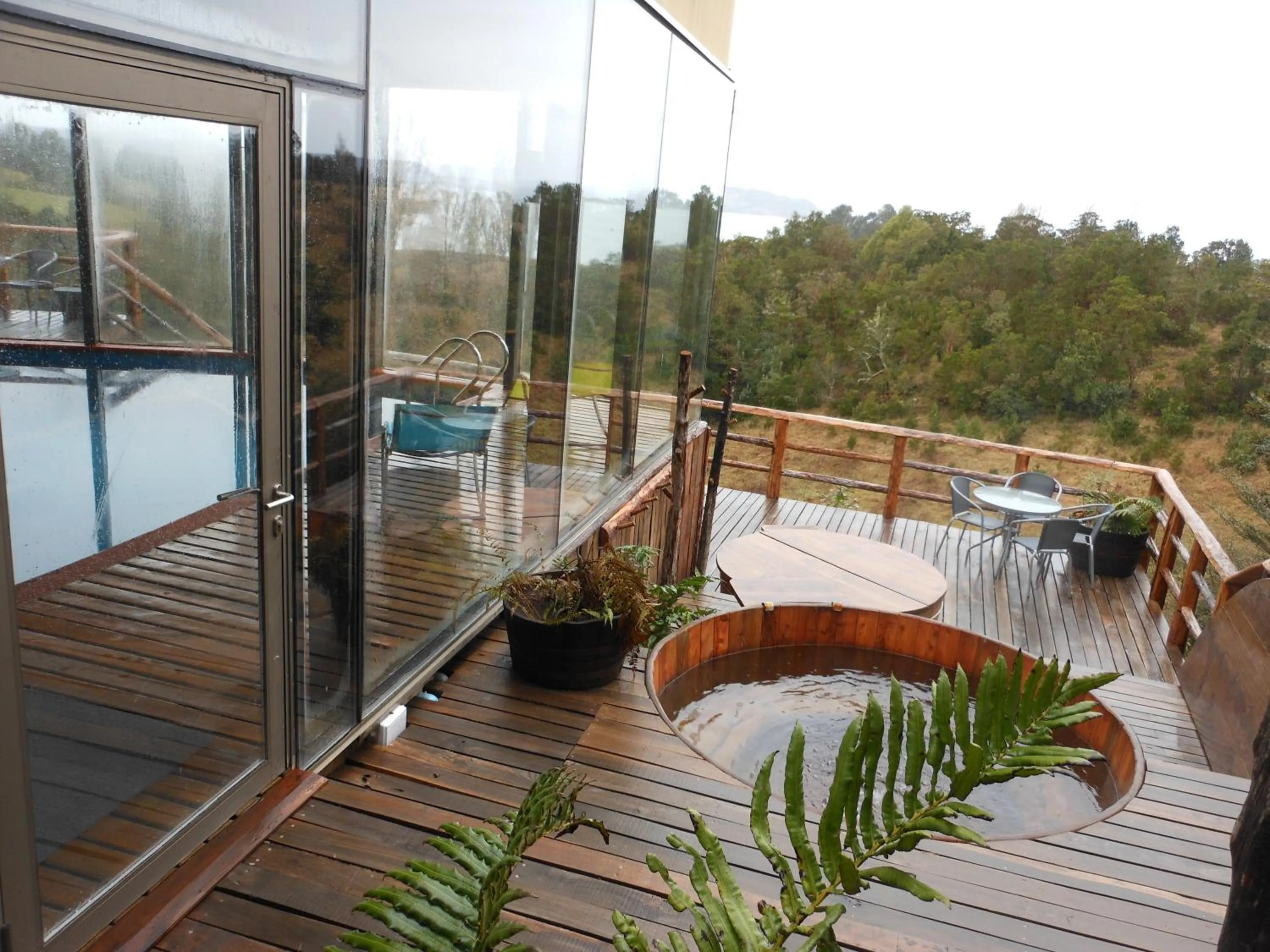 Balcony/Terrace in Hotel Parque Quilquico