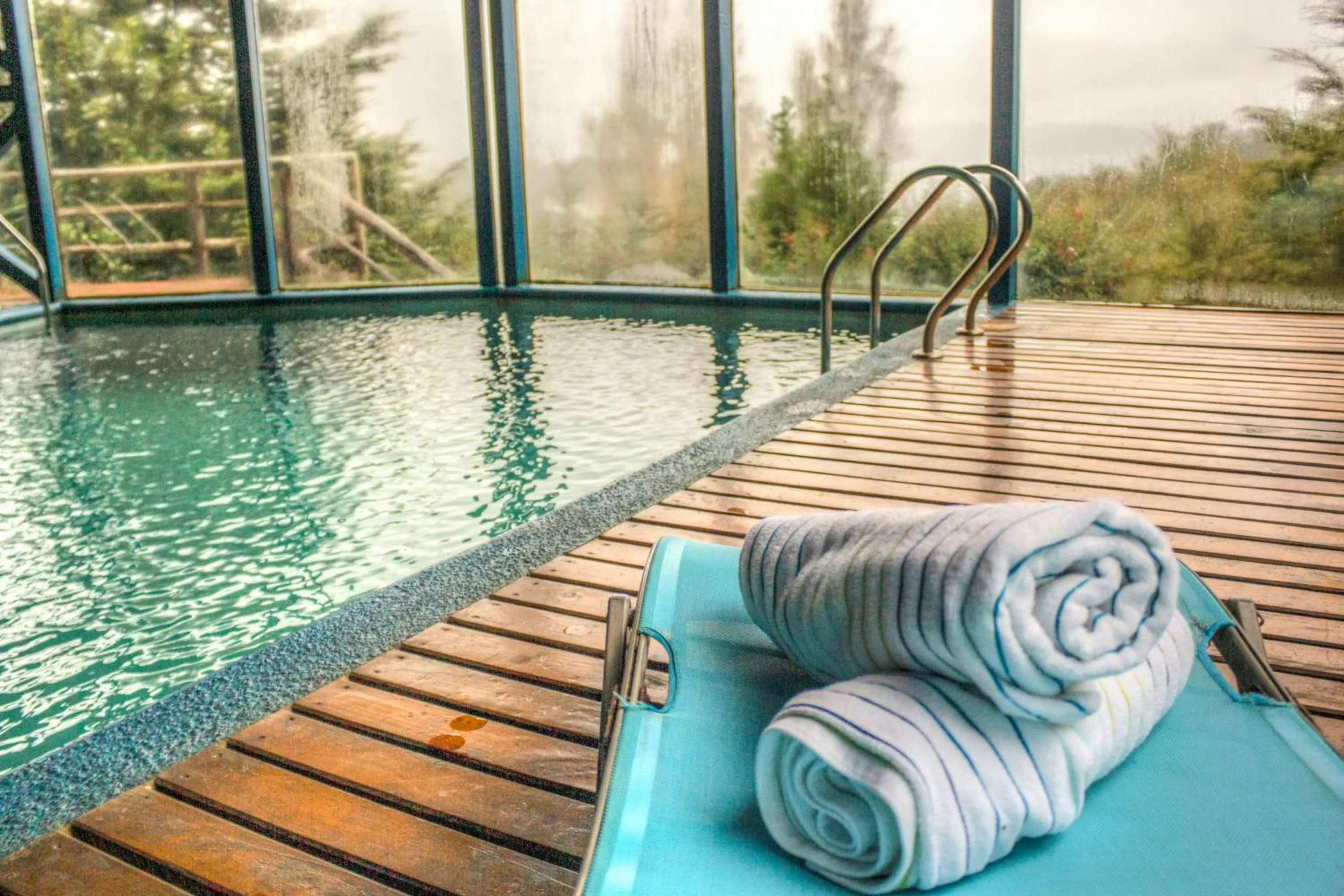 Swimming pool in Hotel Parque Quilquico