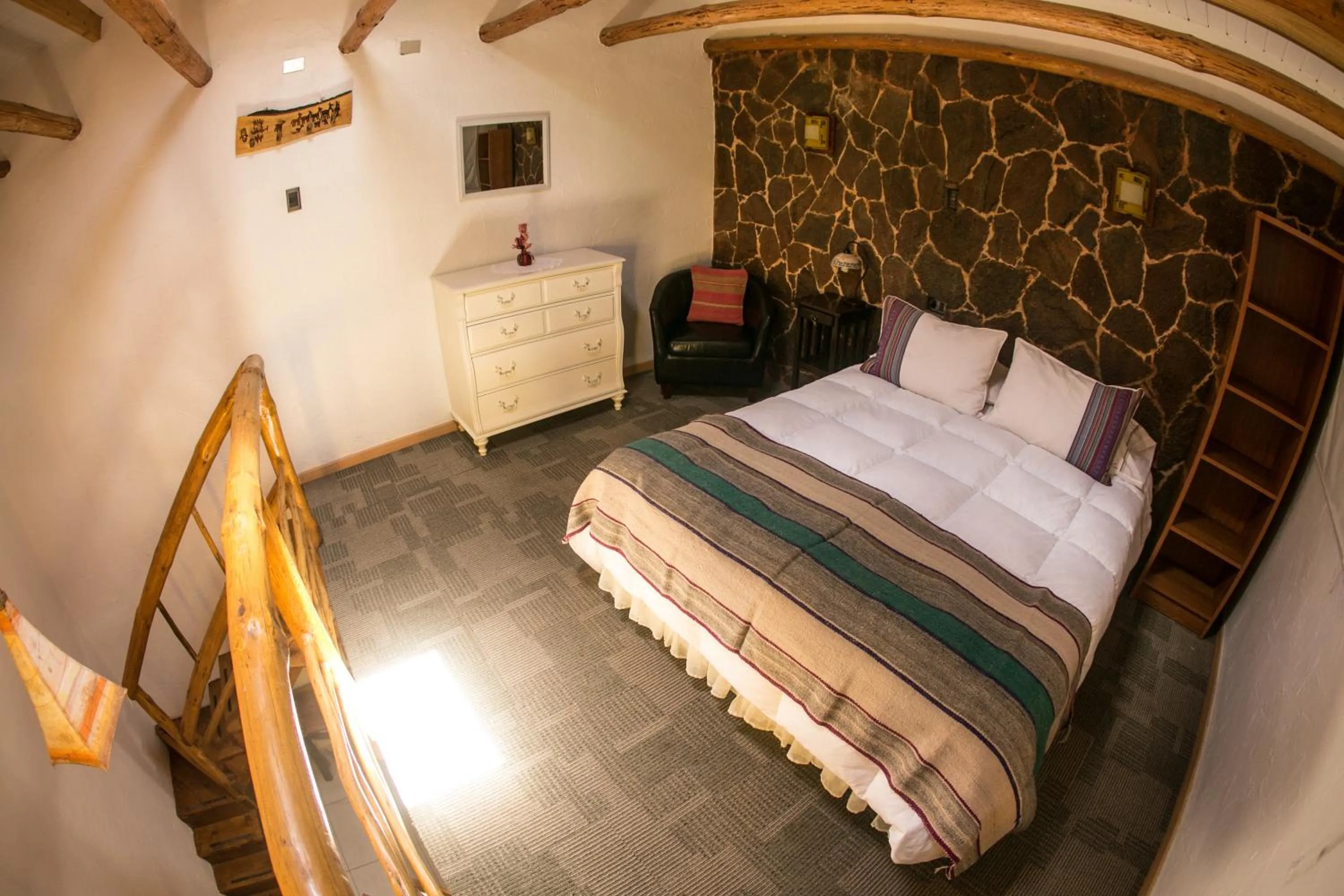 Bed in Hotel Parina Atacama