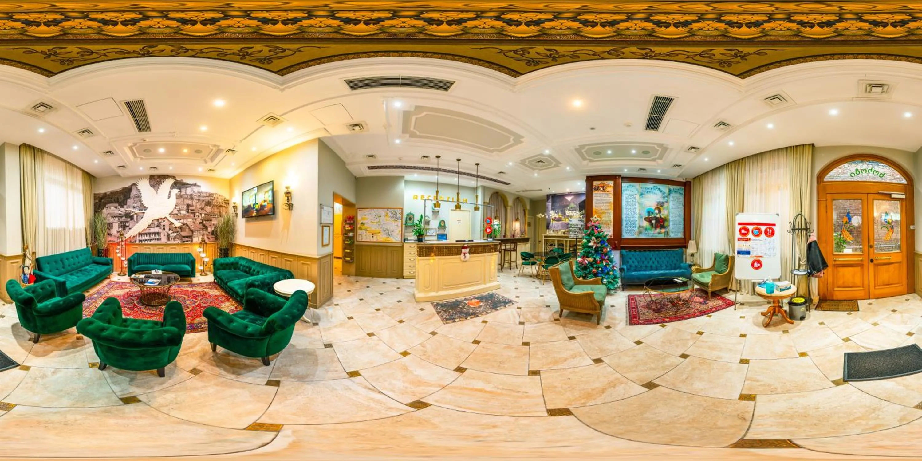 Lobby or reception in Hotel Khokhobi Old Tbilisi