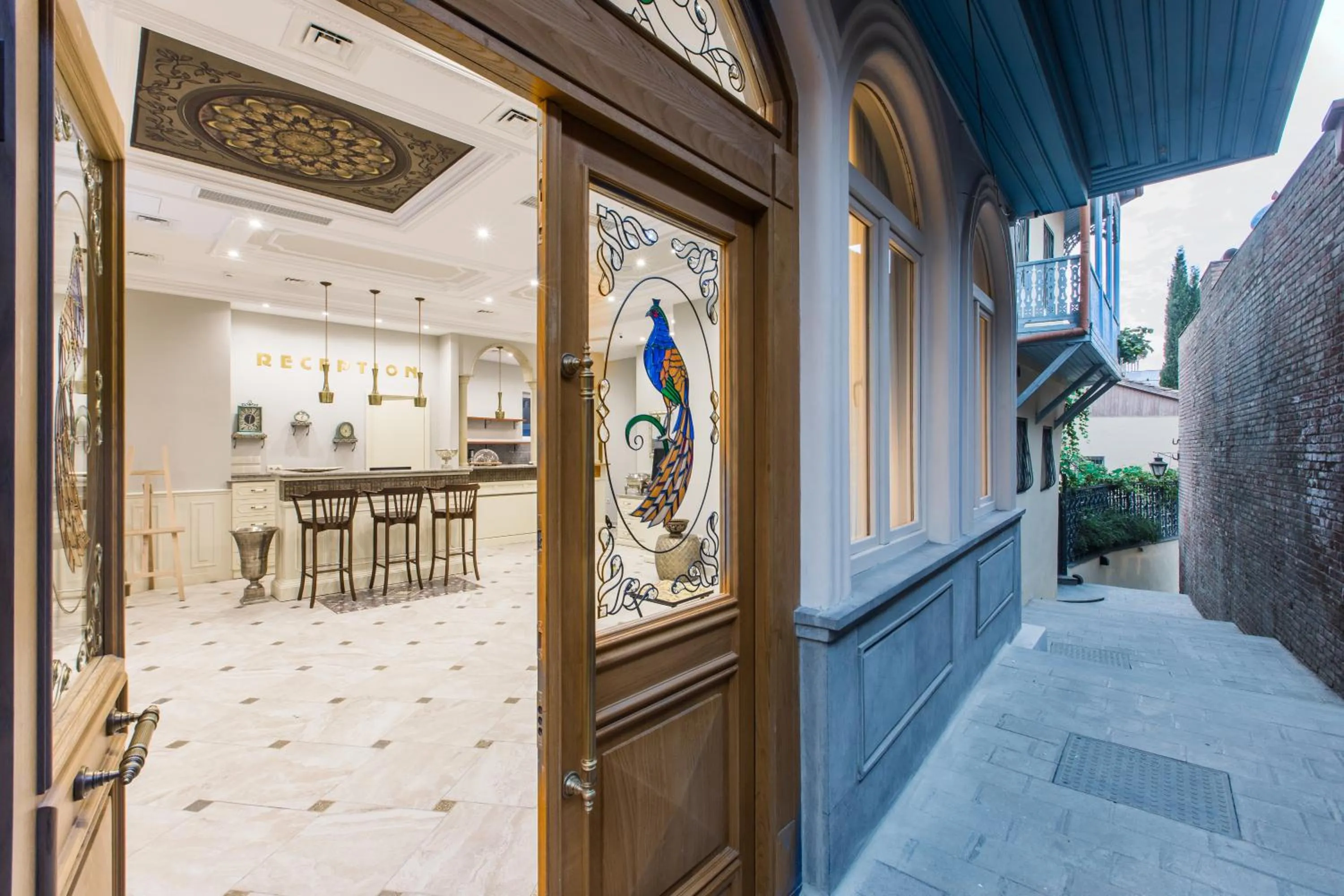 Facade/entrance in Hotel Khokhobi Old Tbilisi