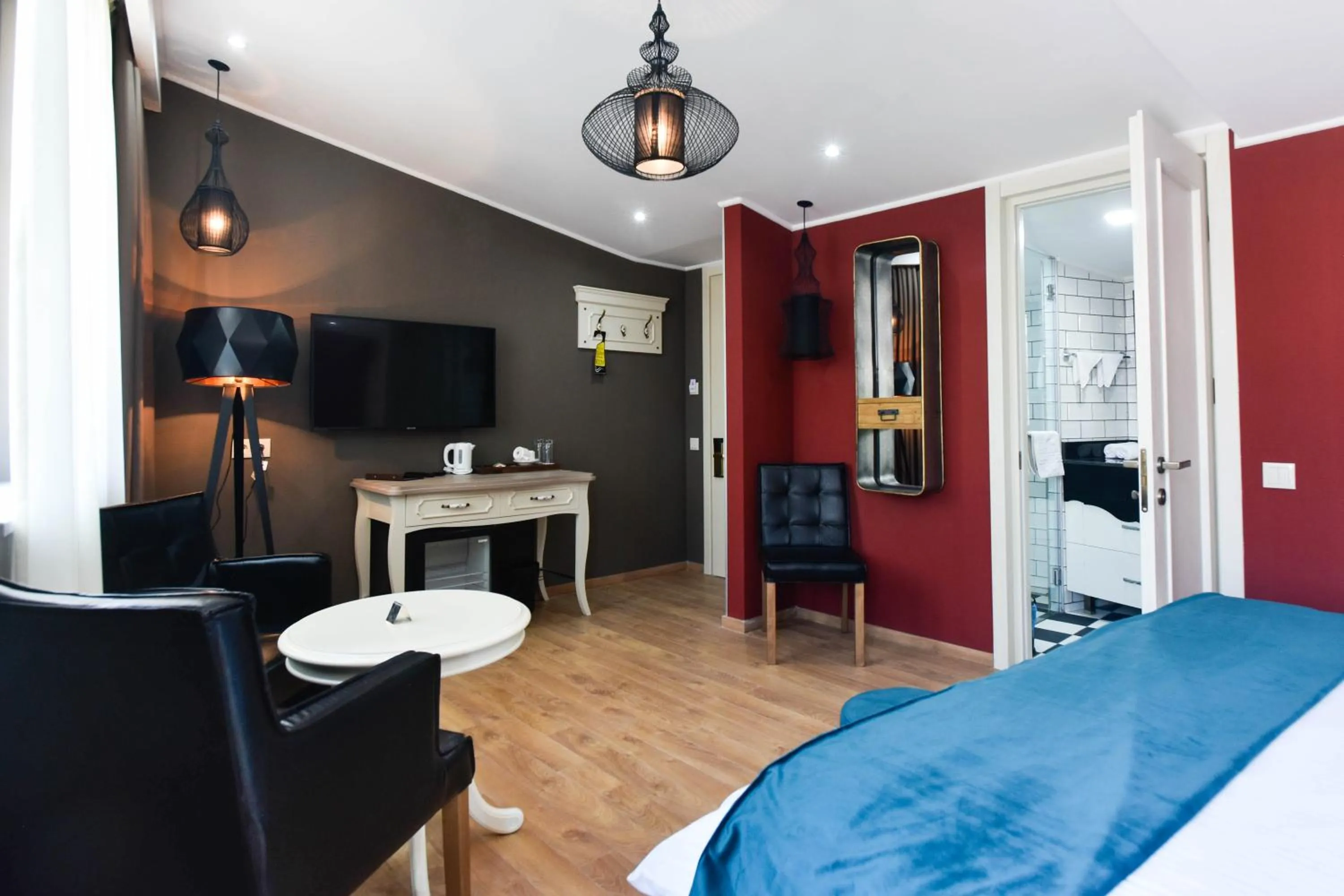 Bed in Hotel Khokhobi Old Tbilisi