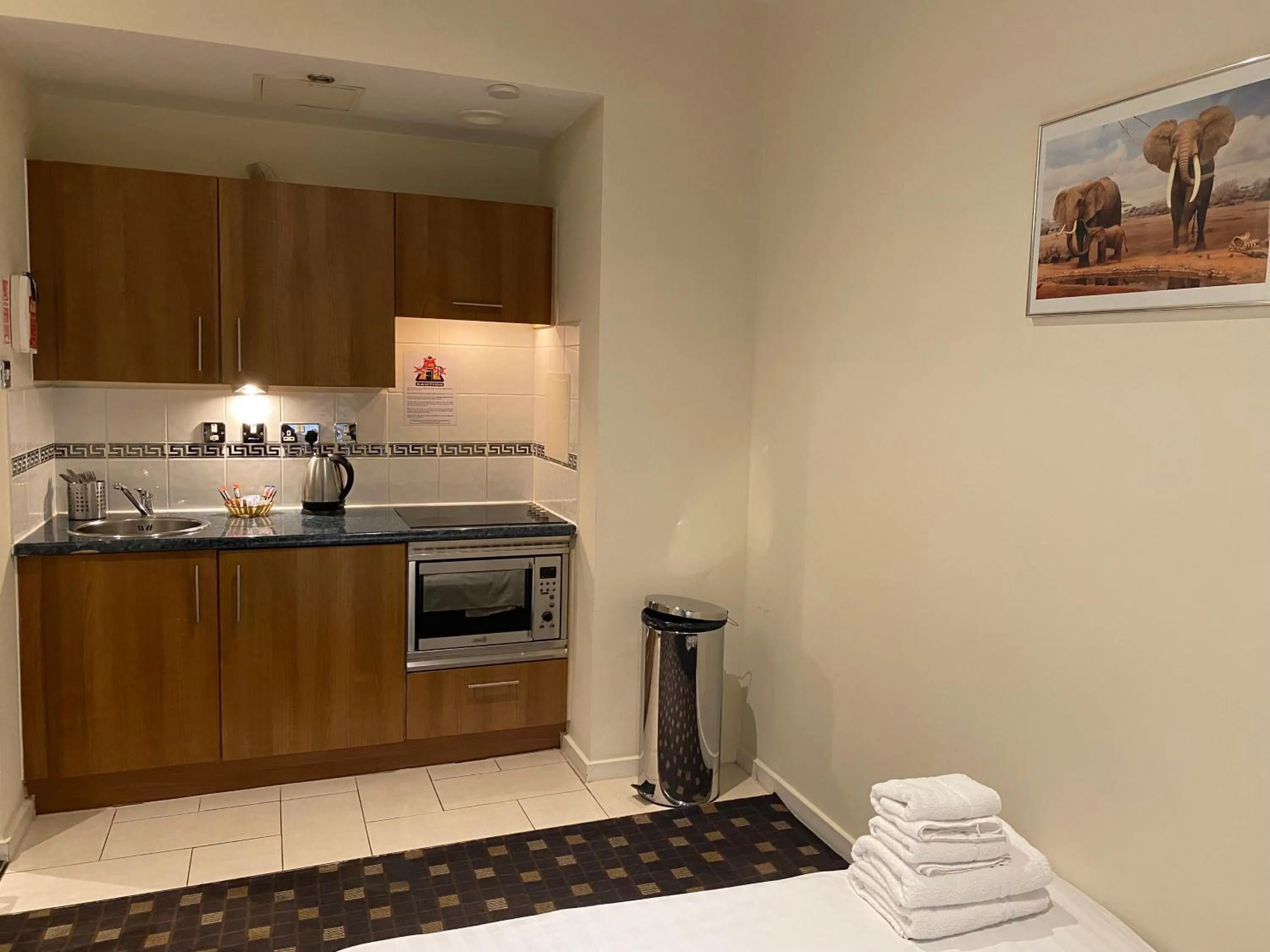 Kitchen or kitchenette in Grand Plaza Serviced Apartments
