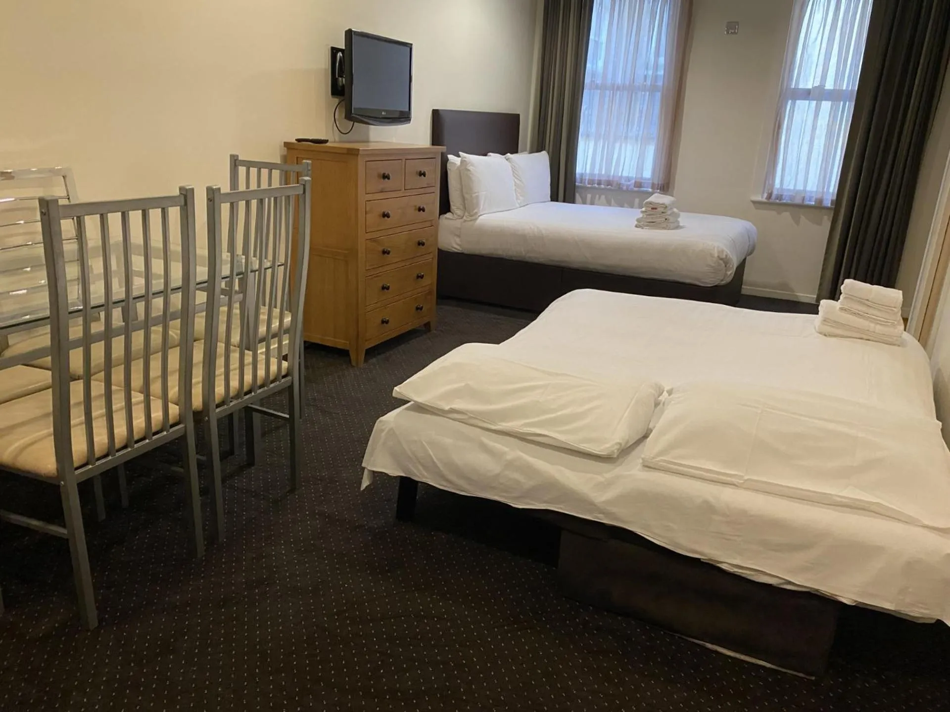 Living room, Bed in Grand Plaza Serviced Apartments