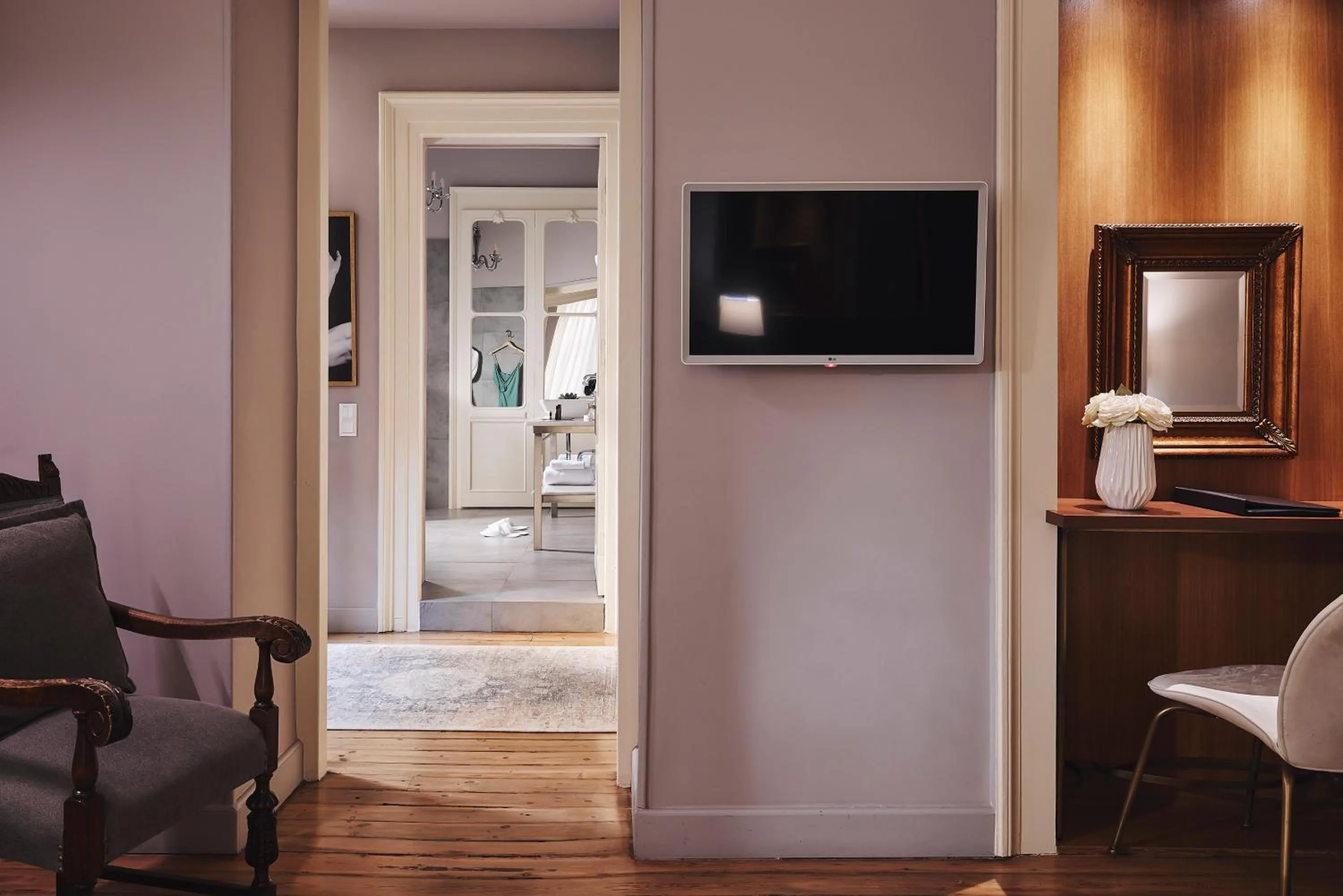 Bathroom in Bohemian Suites Athens