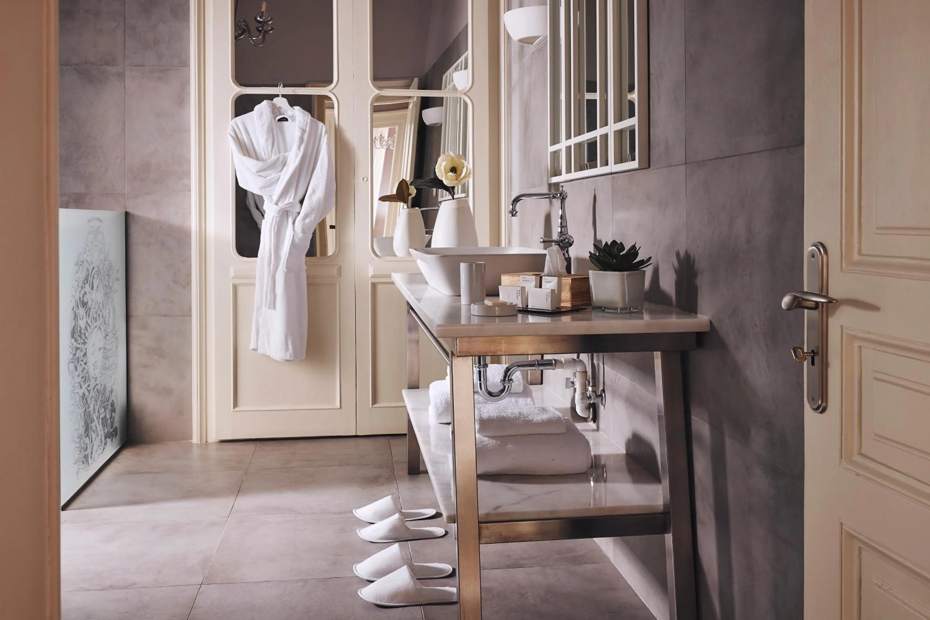 Bathroom in Bohemian Suites Athens