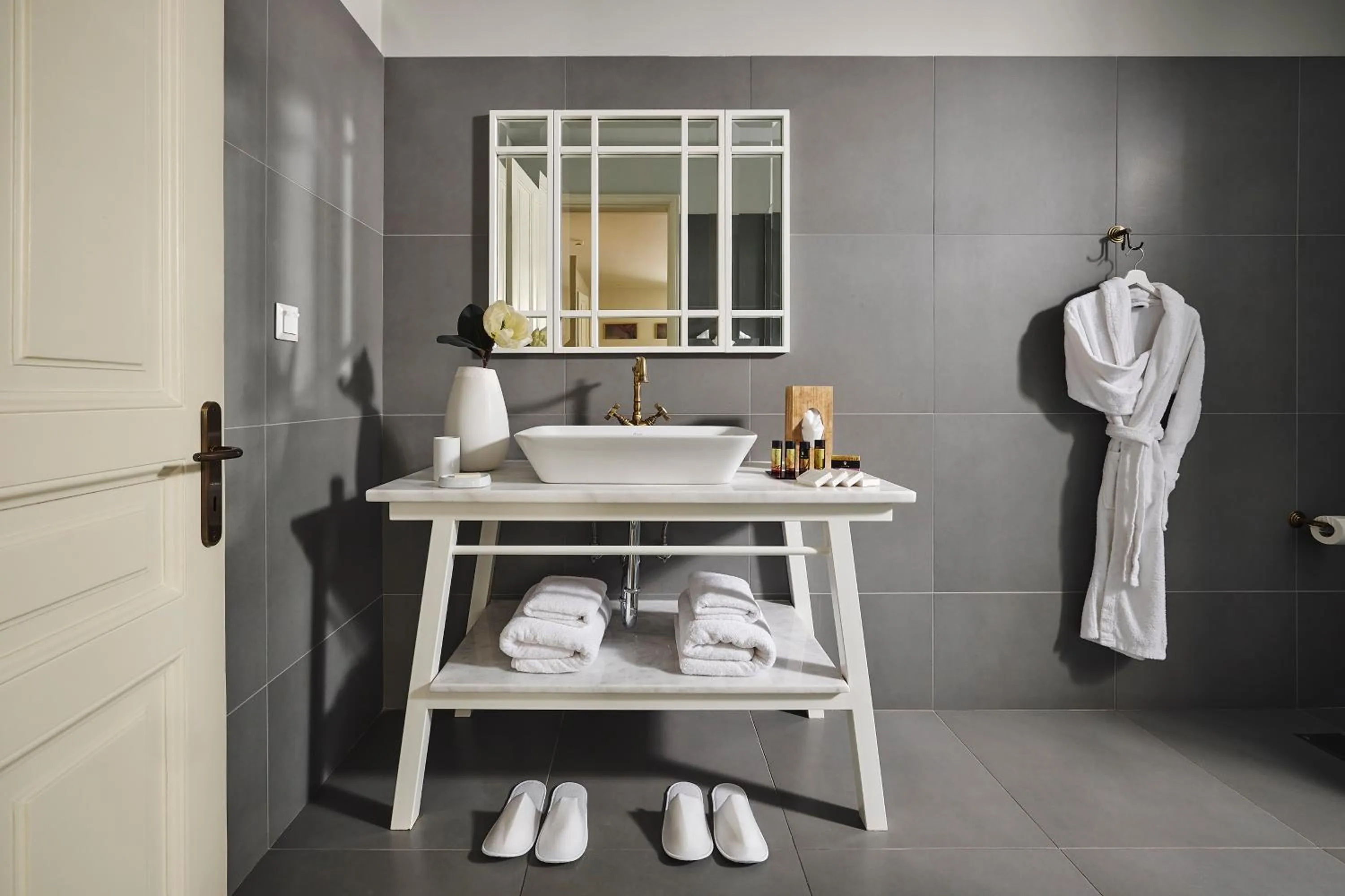 Bathroom in Bohemian Suites Athens