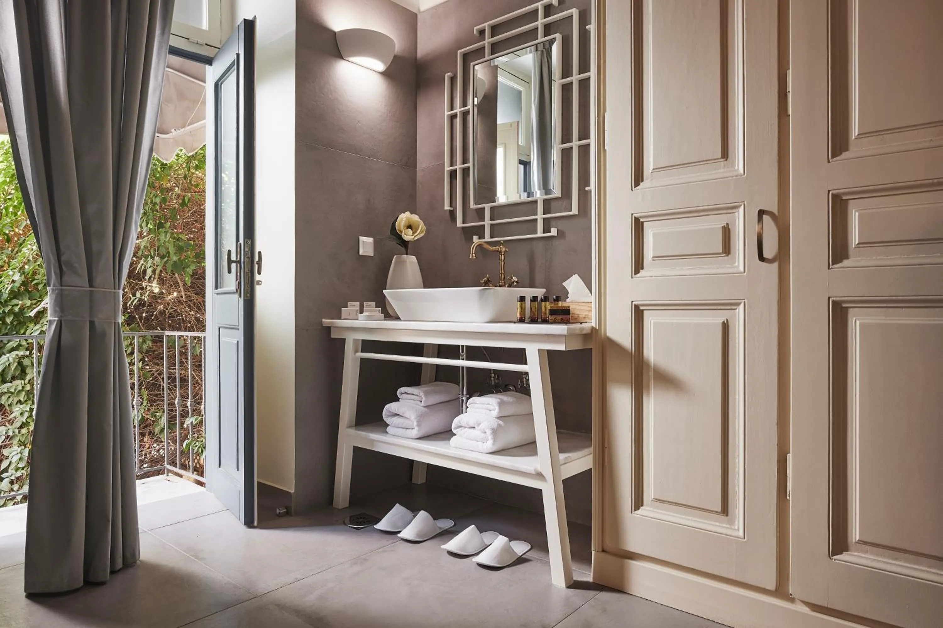 Bathroom in Bohemian Suites Athens