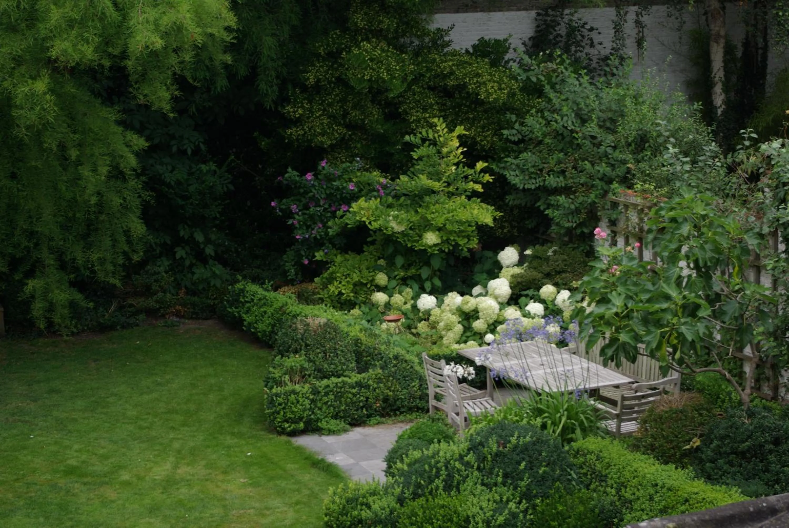 Garden in B&B Huyze Weyne