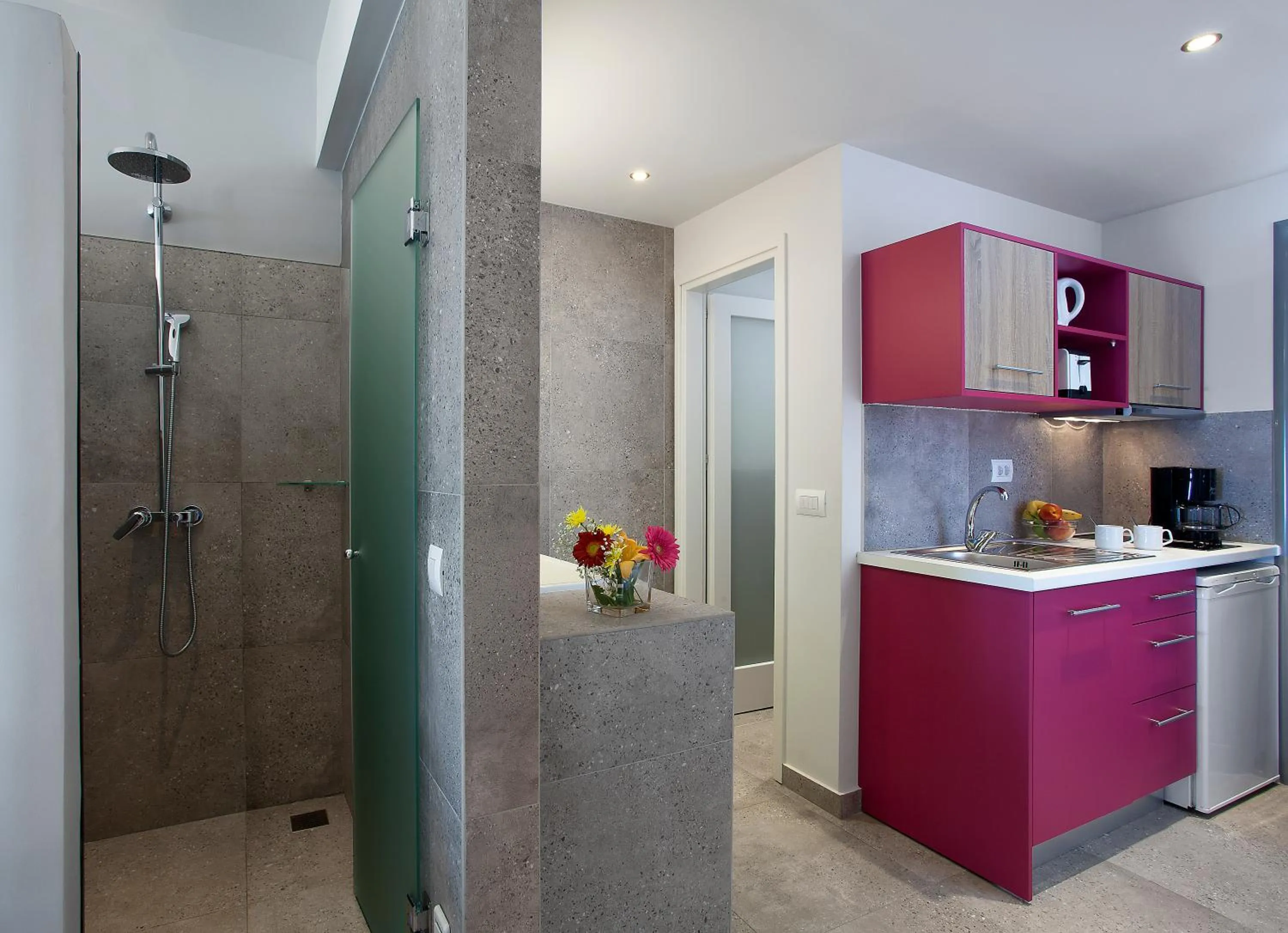 Shower in Locanda Barbati Luxury ApartHotel