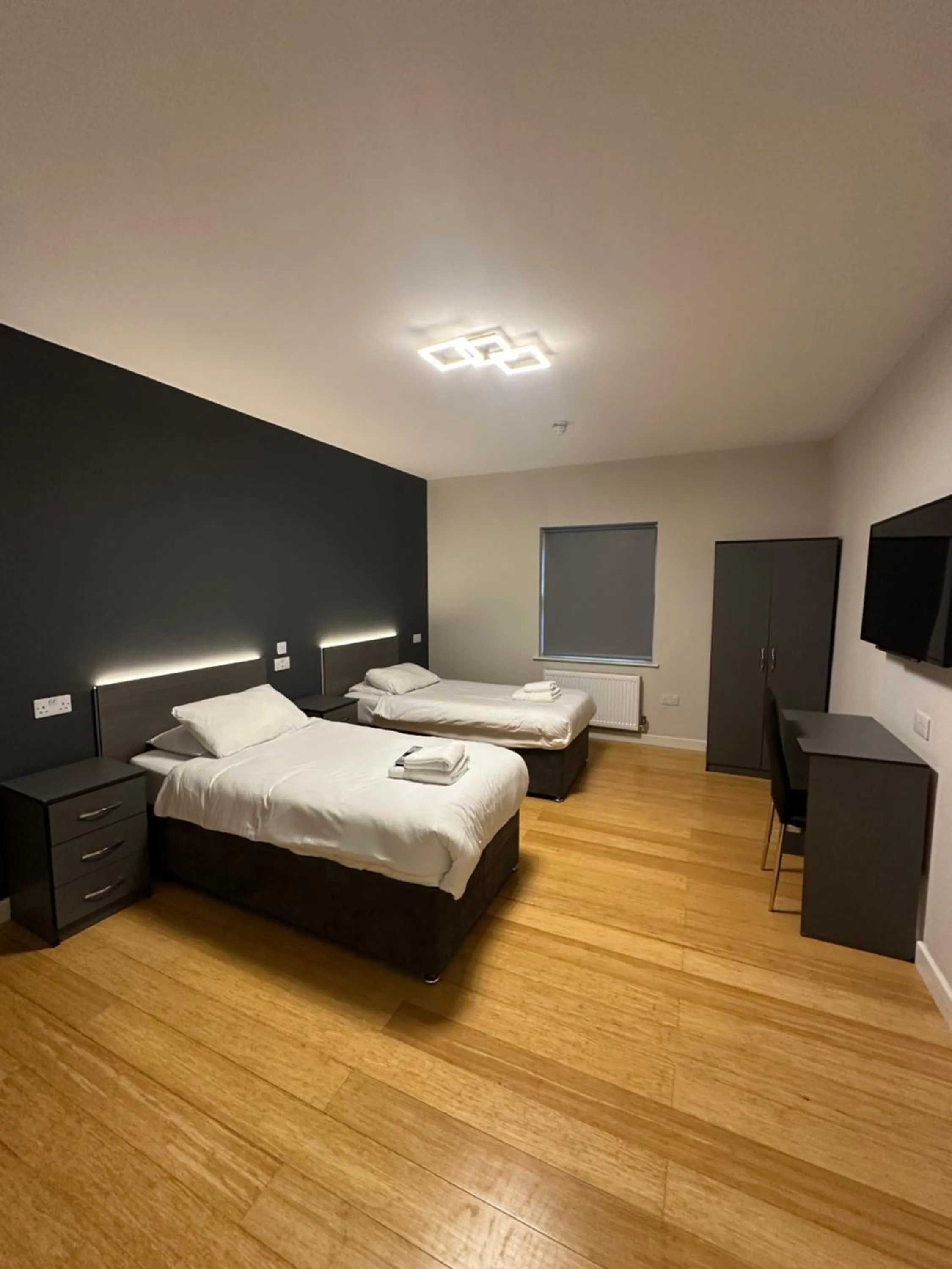 Bed in Wendover Arms Hotel