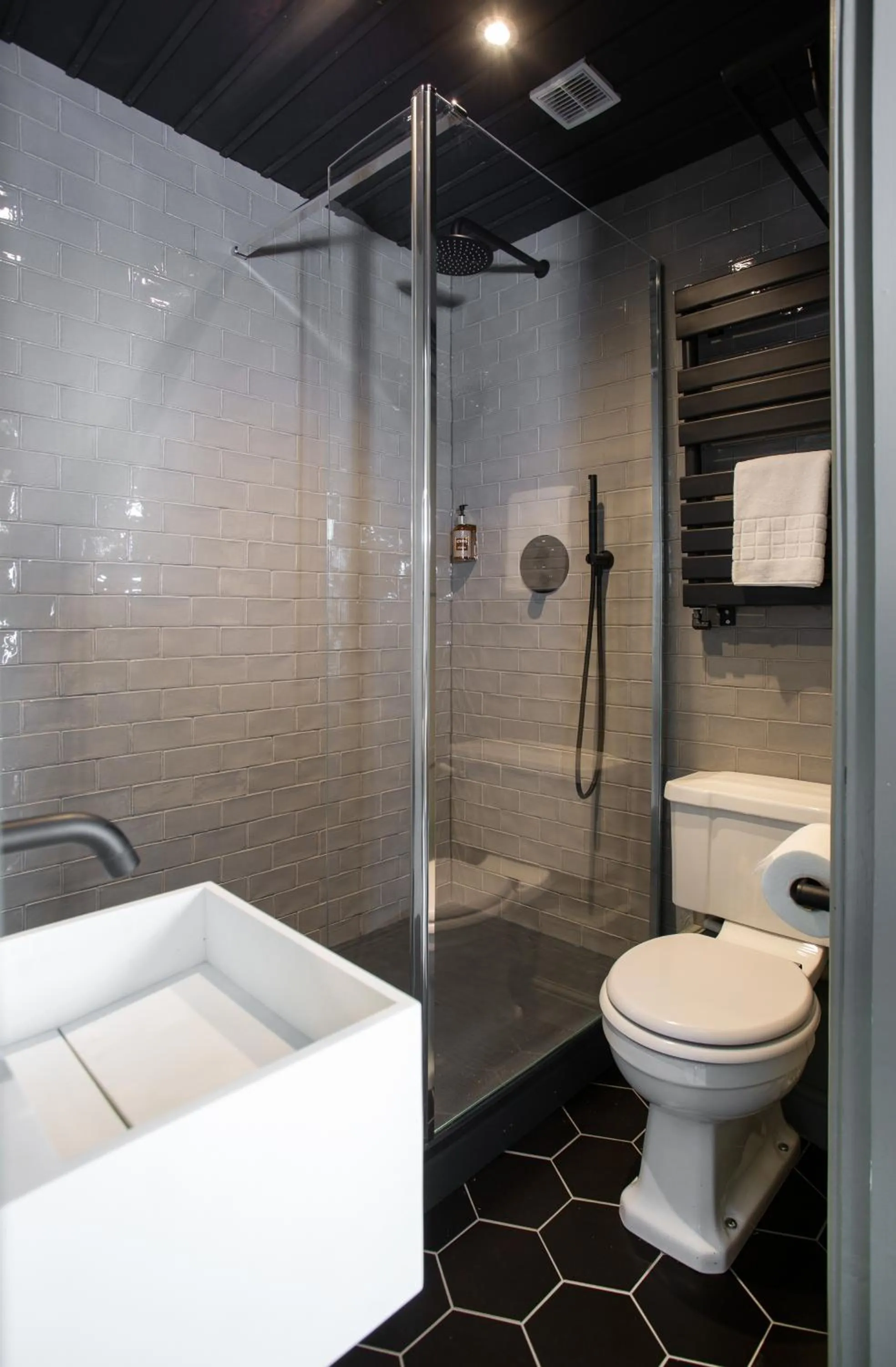 Shower in The Pickled Parson of Sedgefield