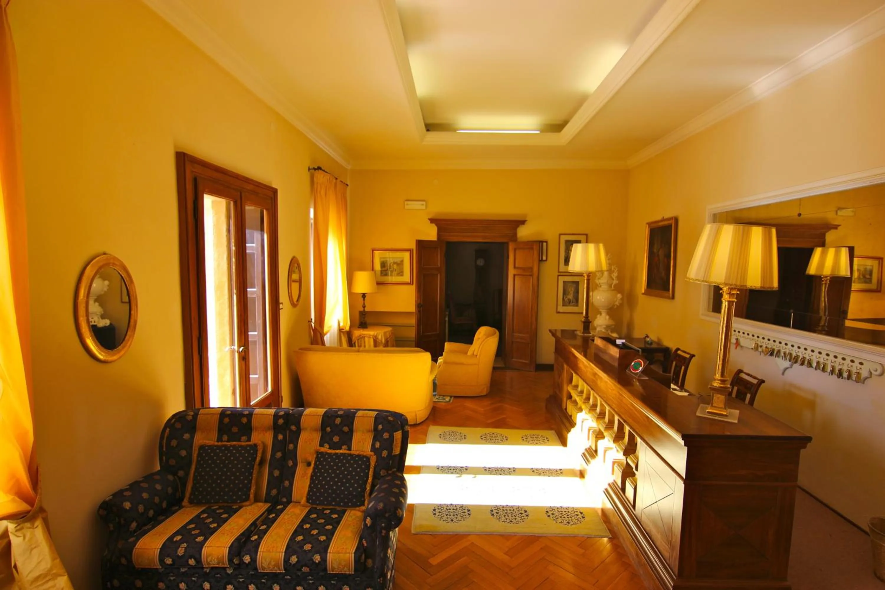 Lobby or reception in Hotel Villa Giona