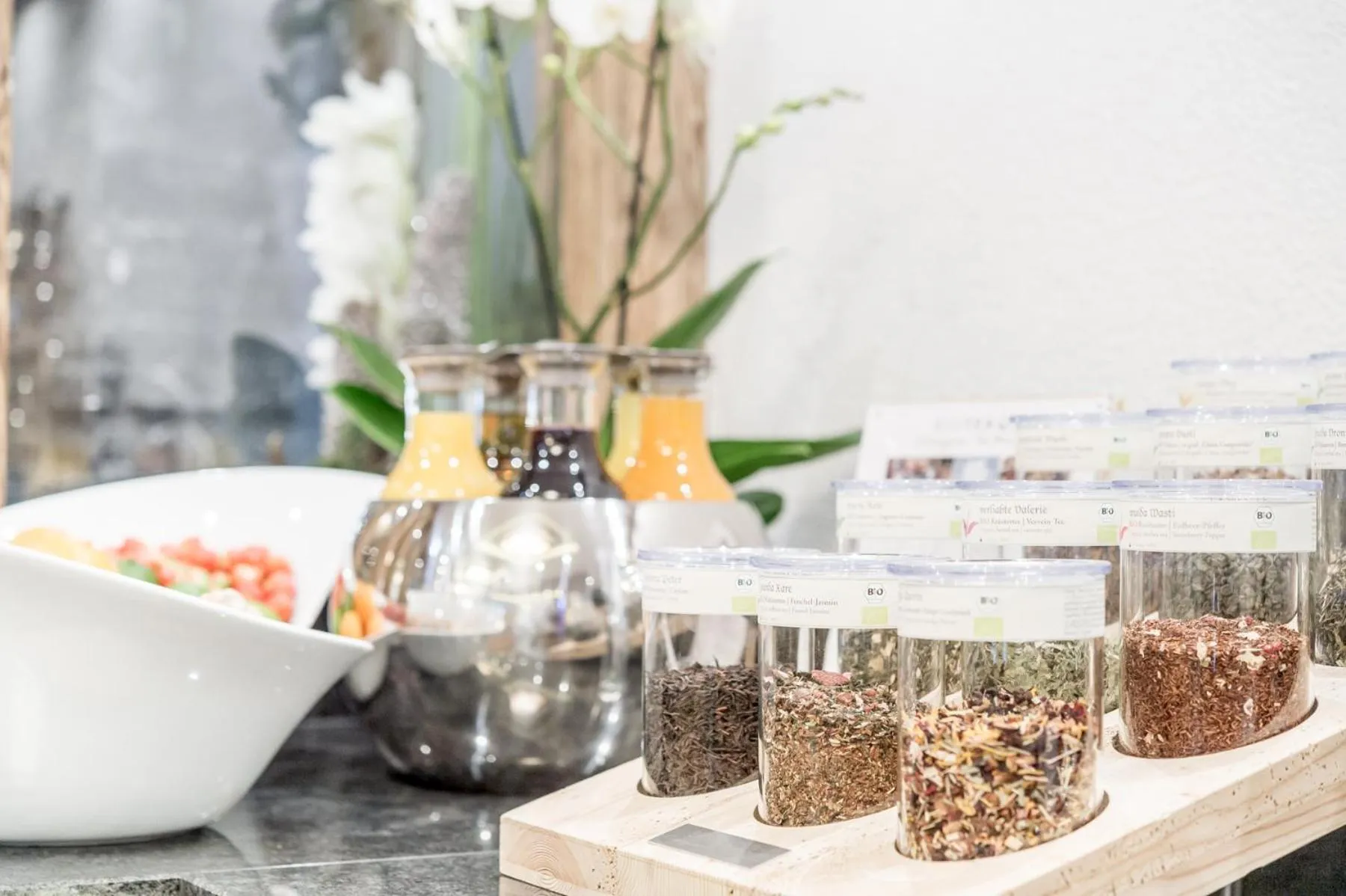 Buffet breakfast in Hotel Mondin