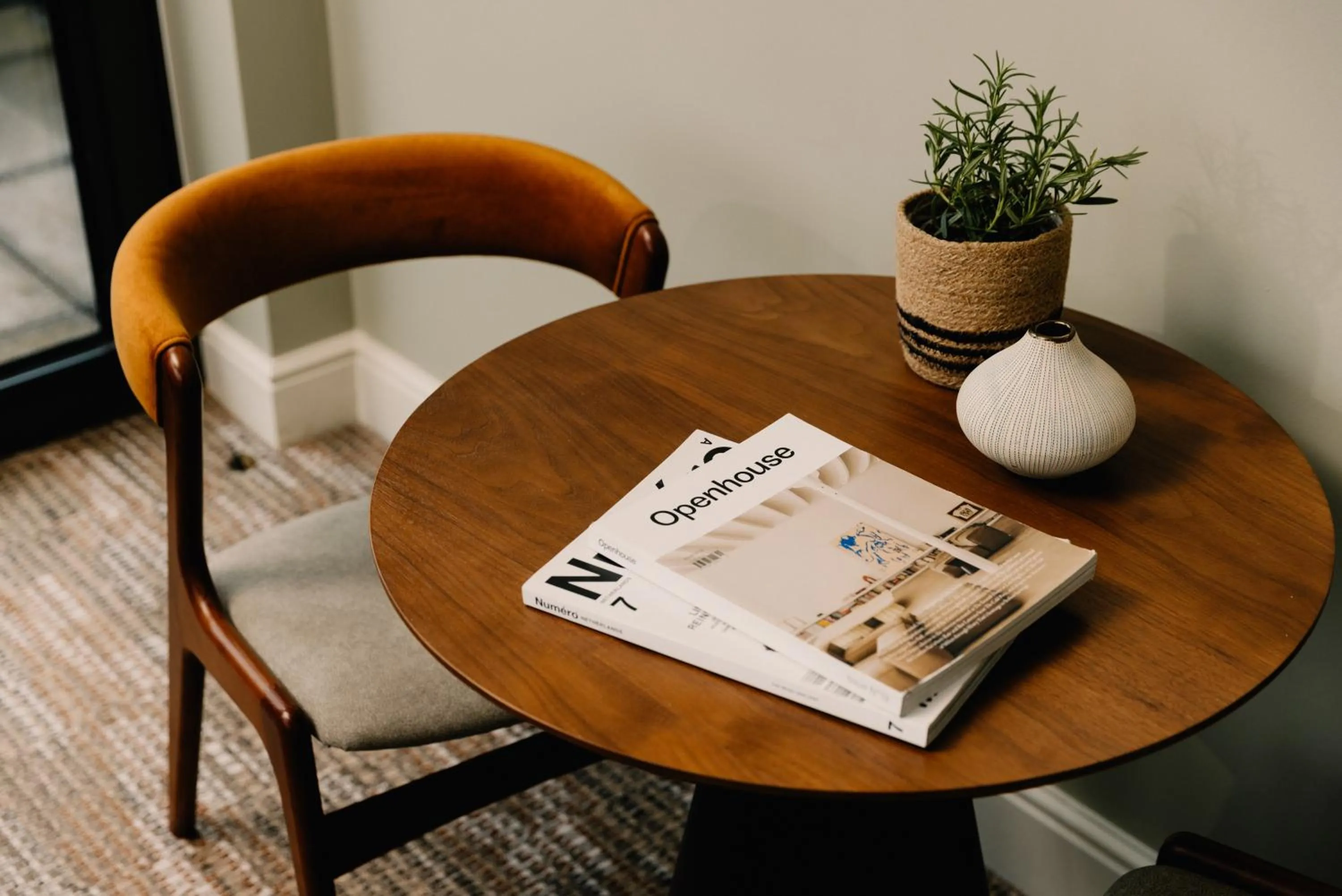 Seating area in Native Glasgow
