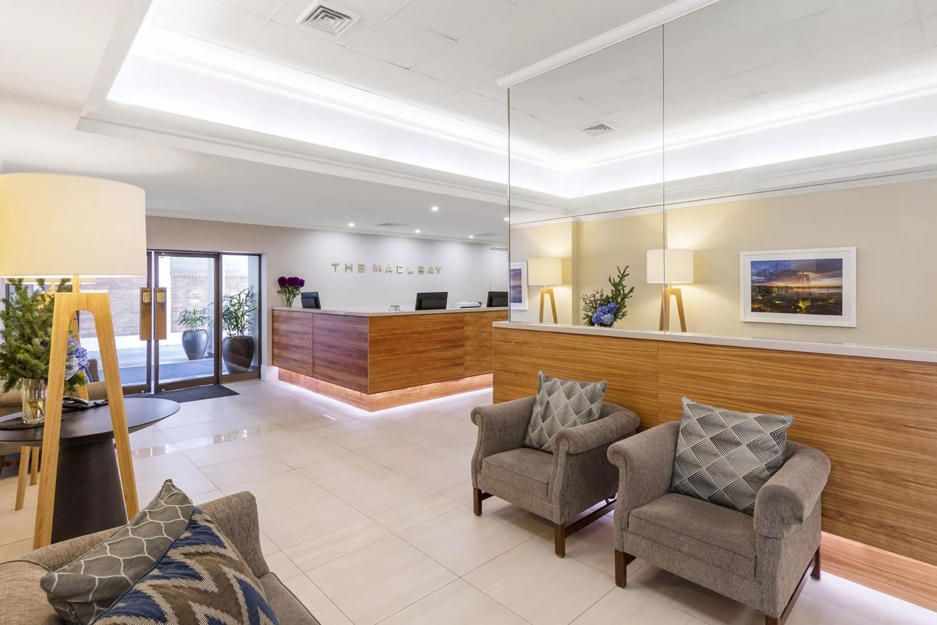 Lobby or reception in Macleay Hotel