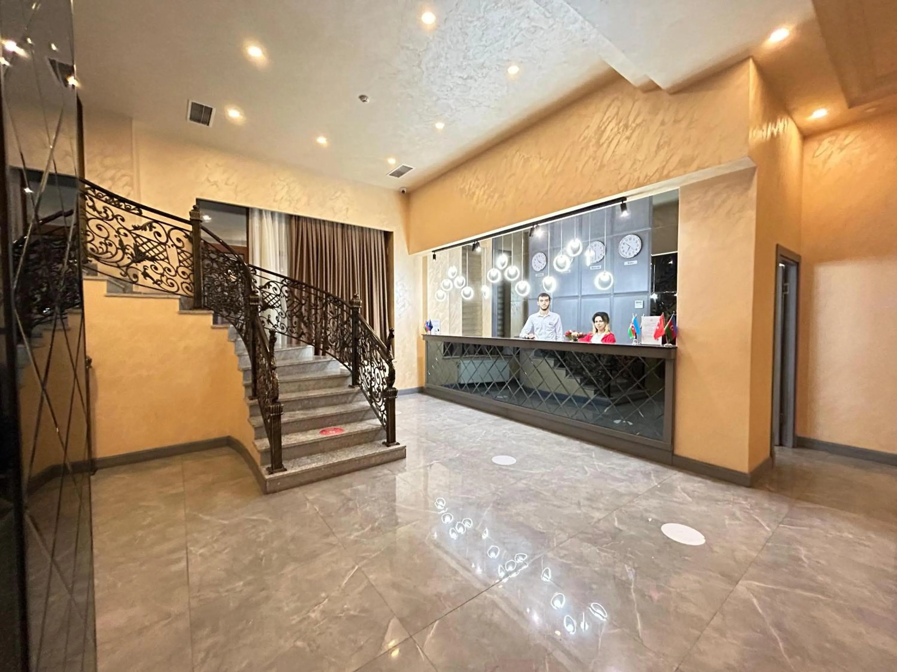 Lobby or reception in GM City Hotel Baku