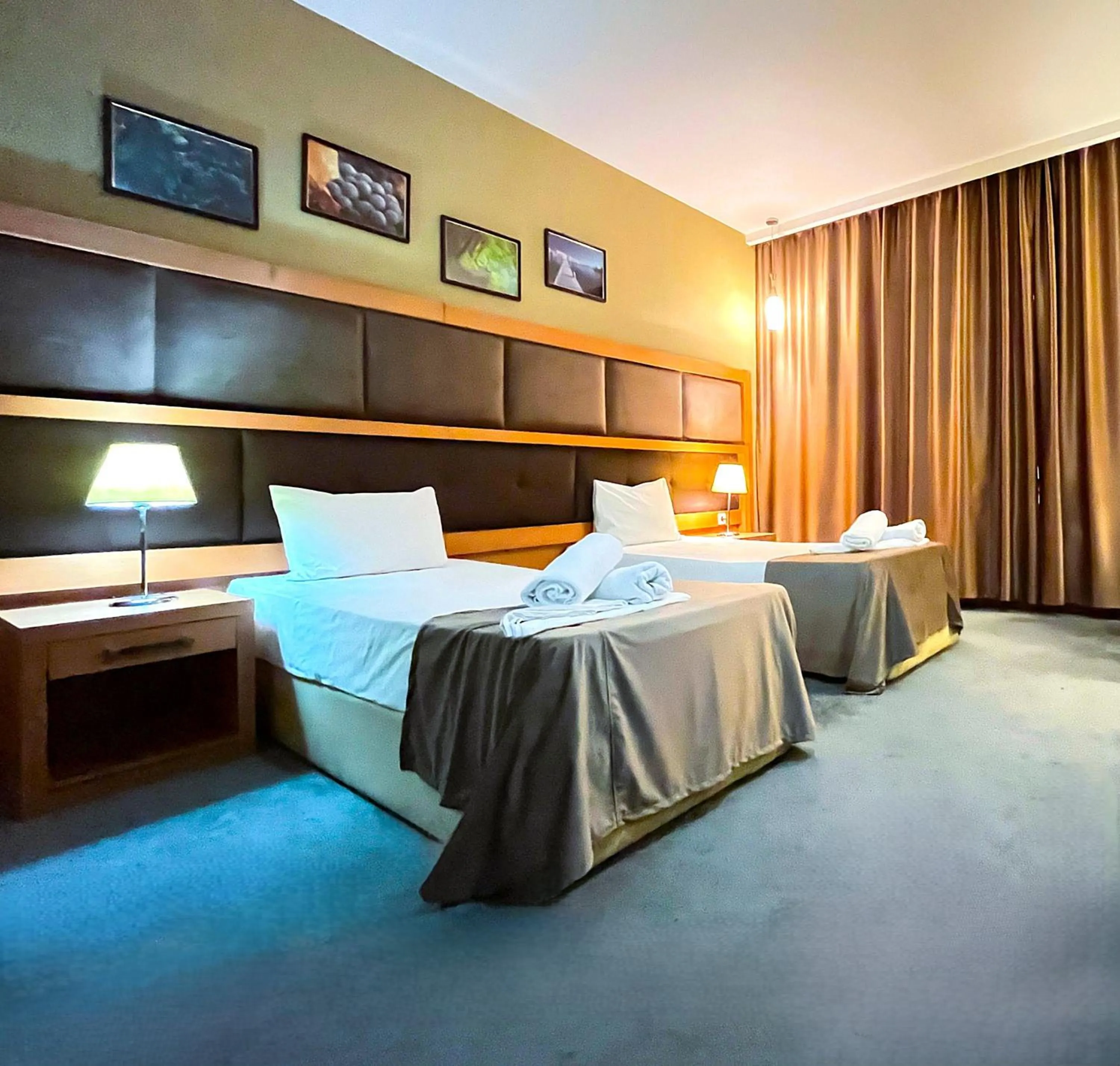 Bed in GM City Hotel Baku