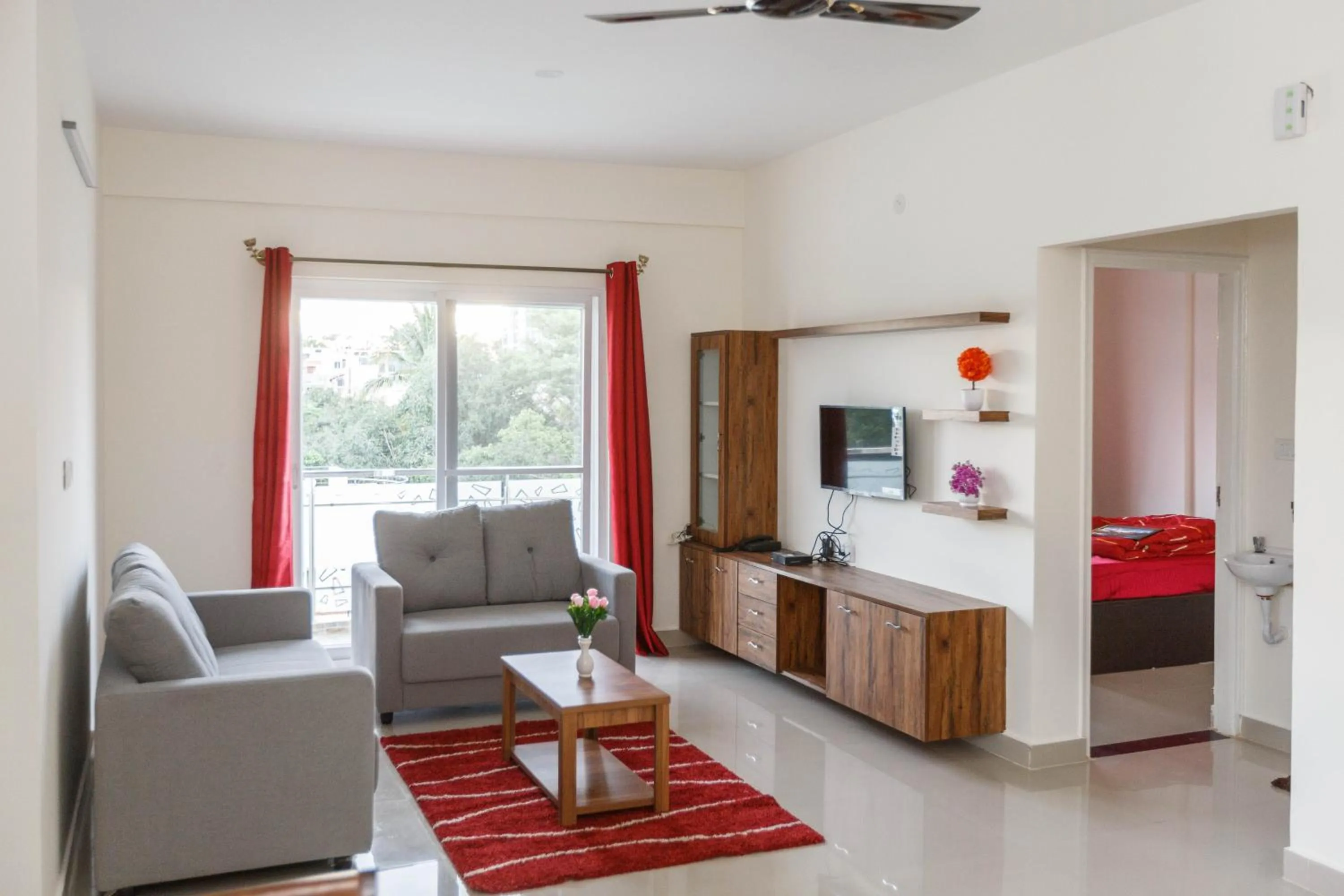 Living room in Mistyblue Serviced Apartments